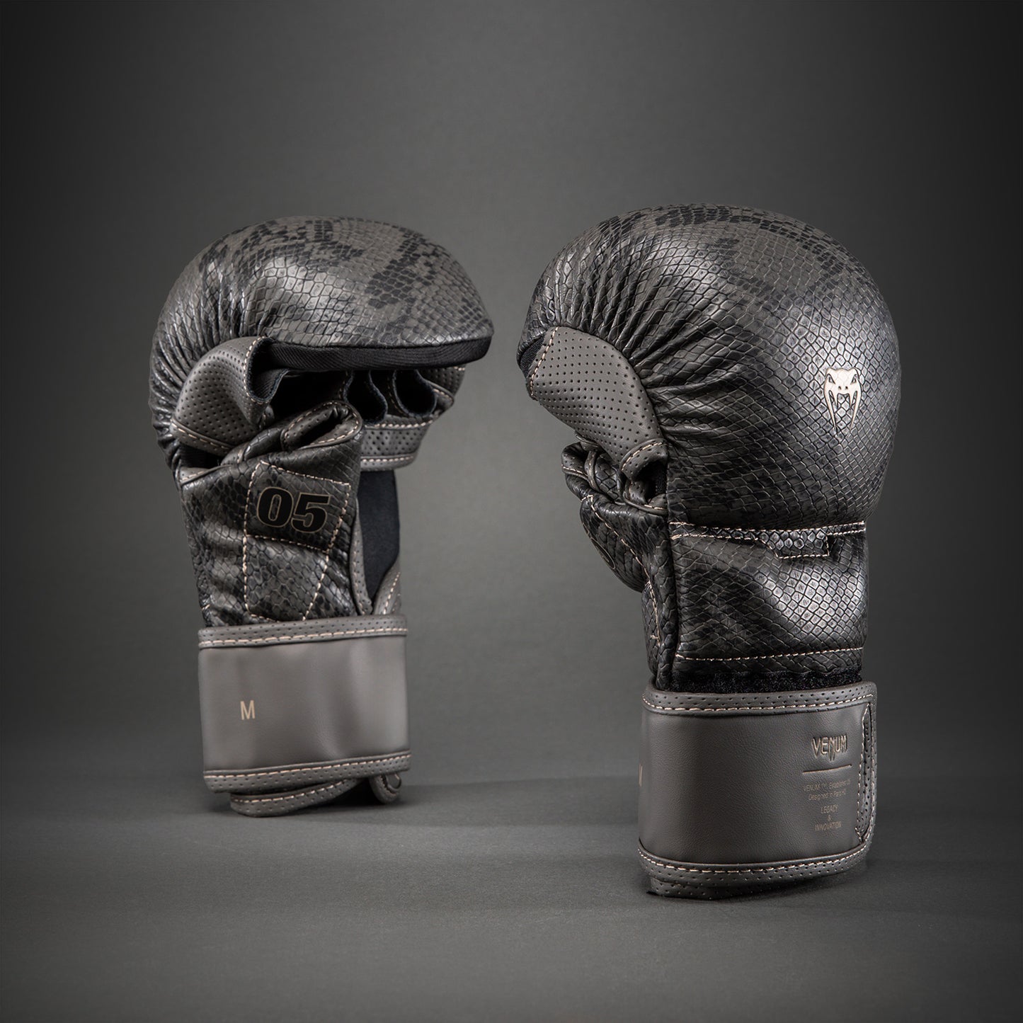 Venum Impact Evo Scales MMA Sparring Gloves - Dark Grey