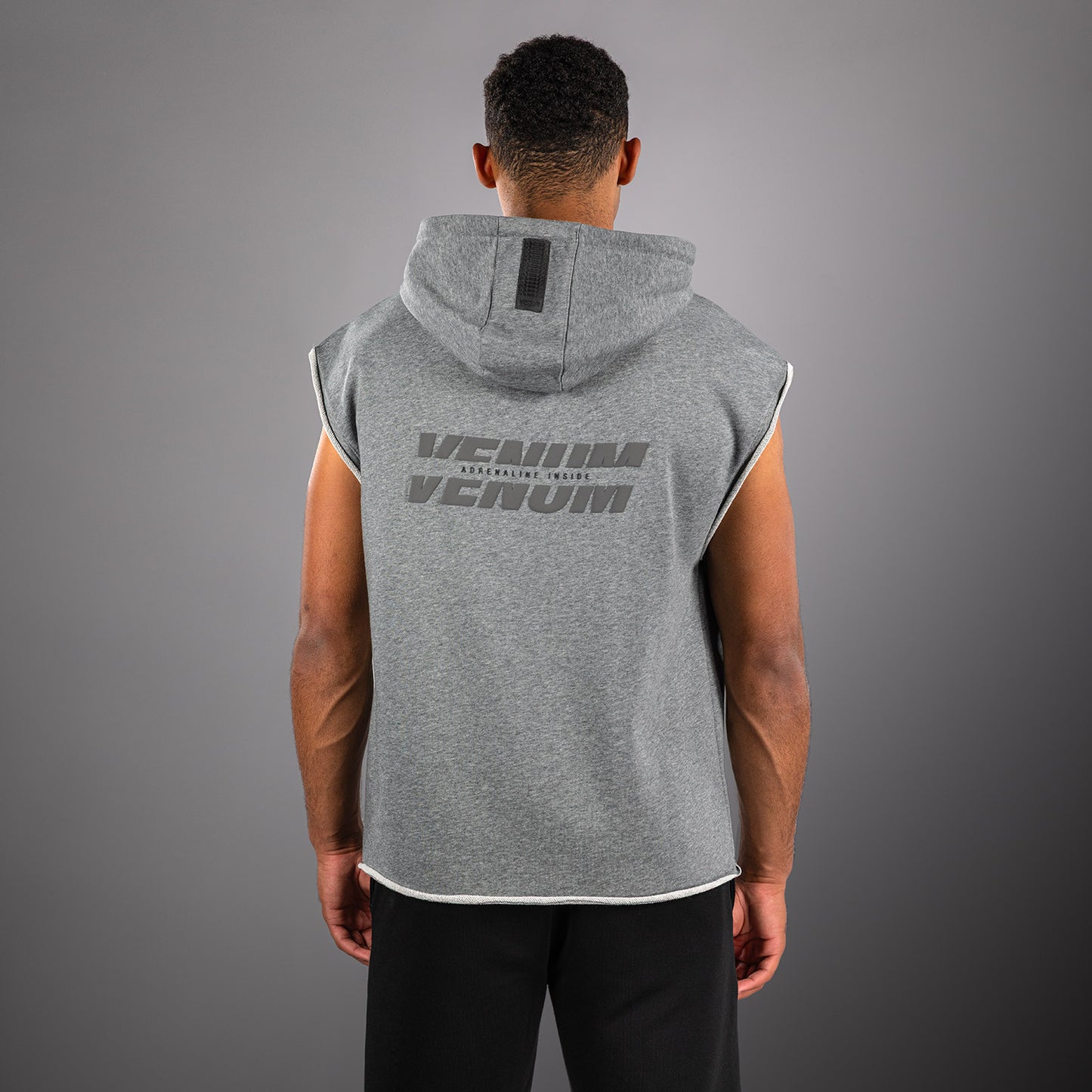 Venum Divide Sleeveless Hoodie - Heather Grey