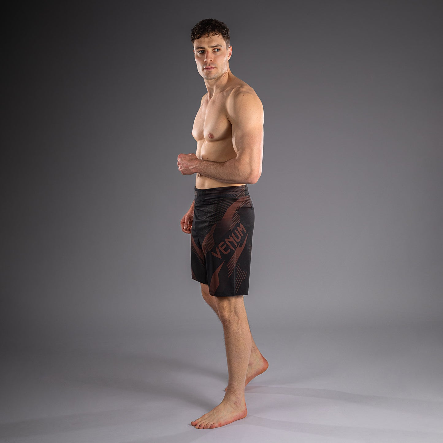 Venum No-Gi 6.0 Fight Shorts - Black/Brown