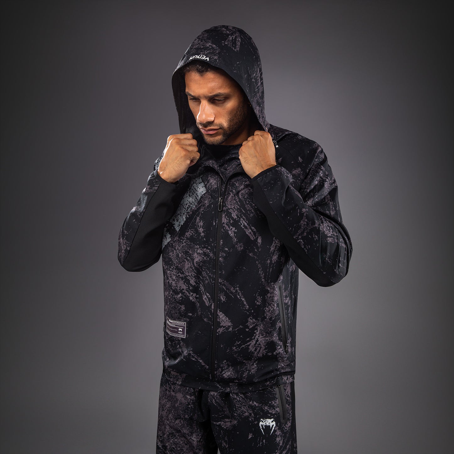 Venum Rage & Workout Track Jacket - Black/Grey