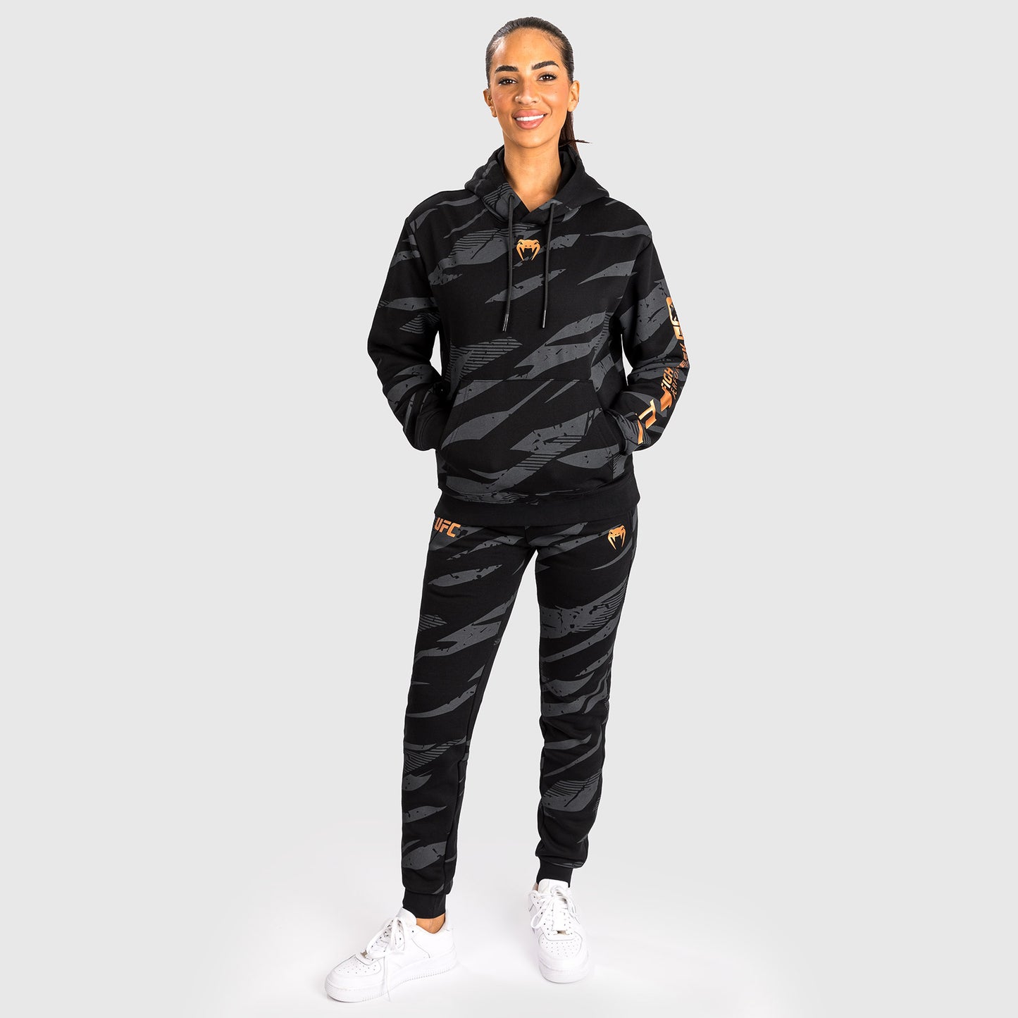 UFC Adrenaline by Venum Fight Week Women’s Pullover Hoodie - Urban Camo