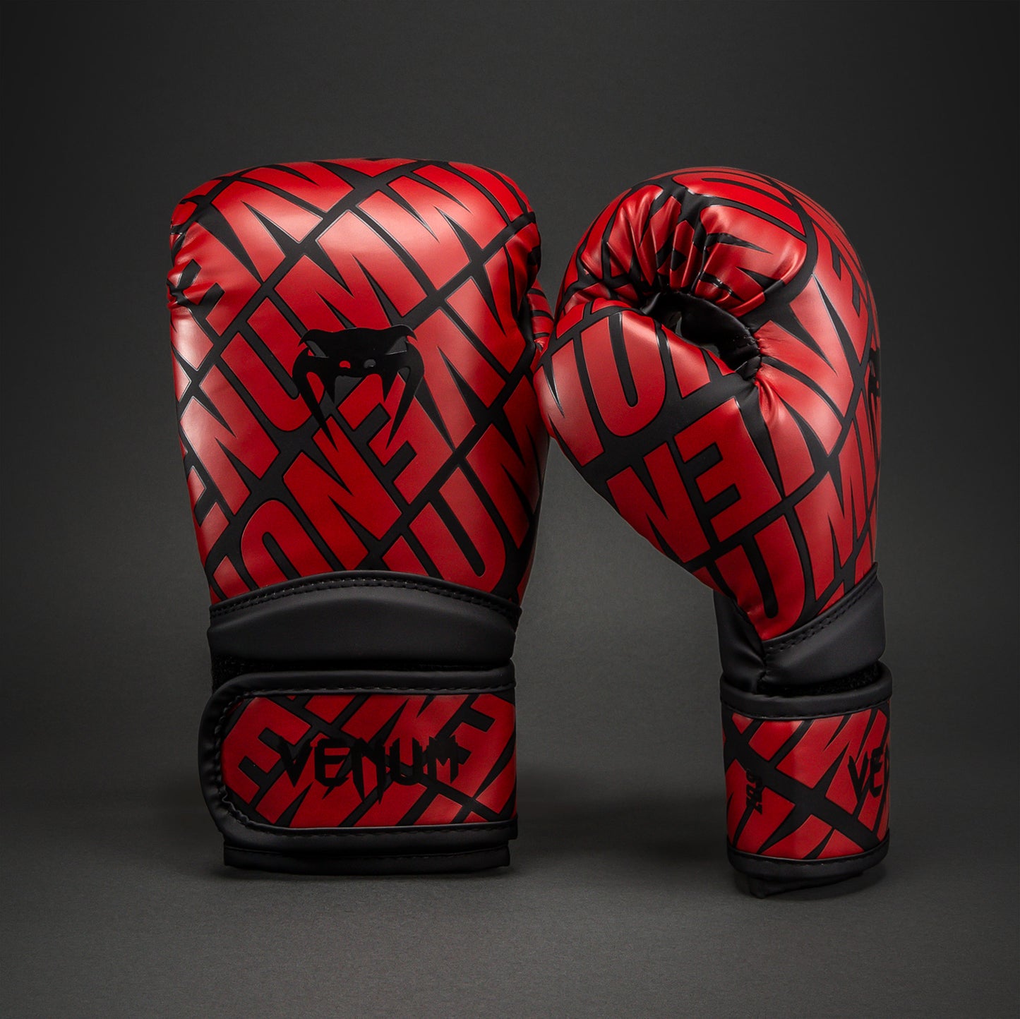 Venum Contender 1.5 XT 3D Kids Boxing Gloves - Black/Red