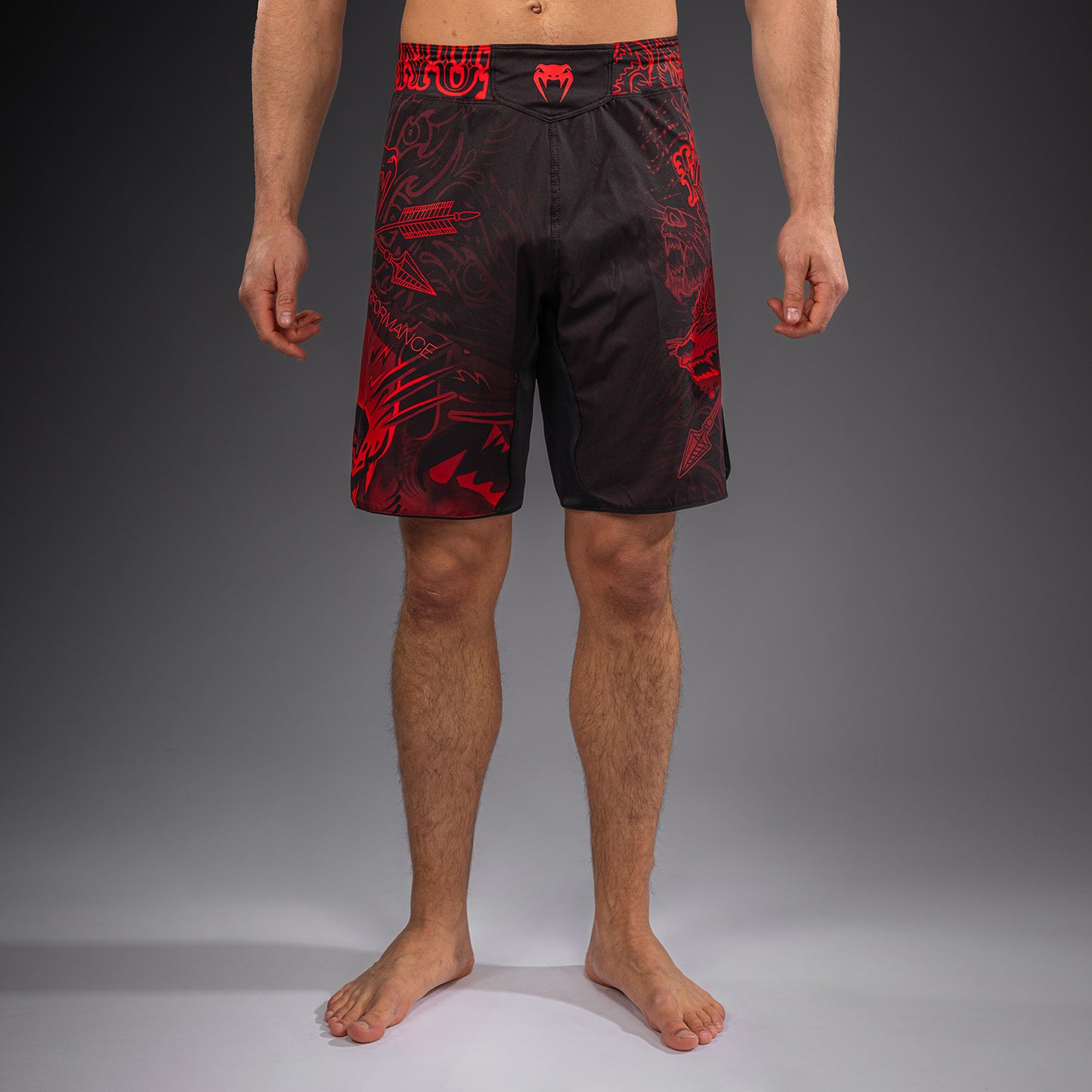 Venum Wolf Atak Fightshorts - Black/Red