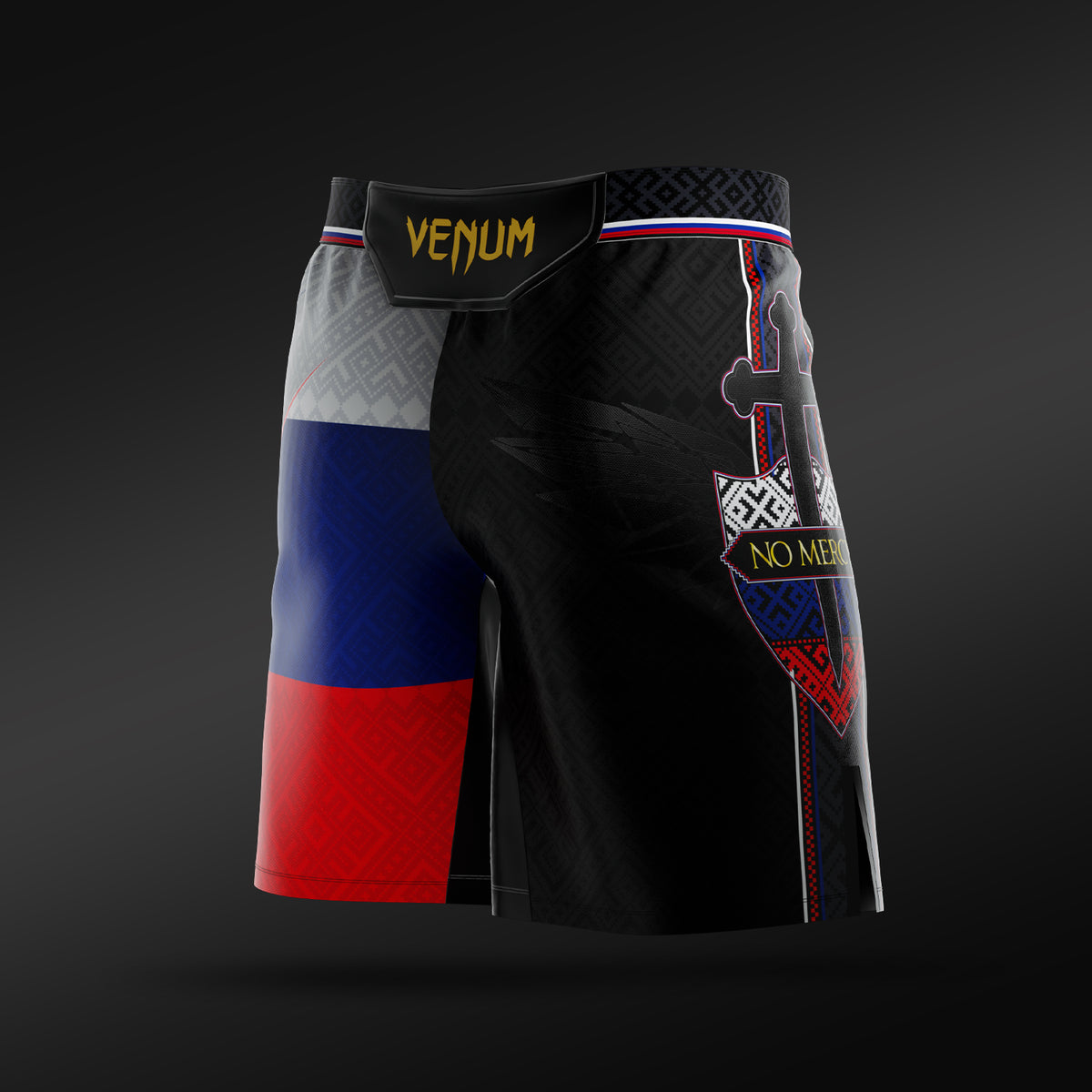 Venum UFC Unrivaled by Venum Petr Yan Men's Long Fit Fight Shorts – Black