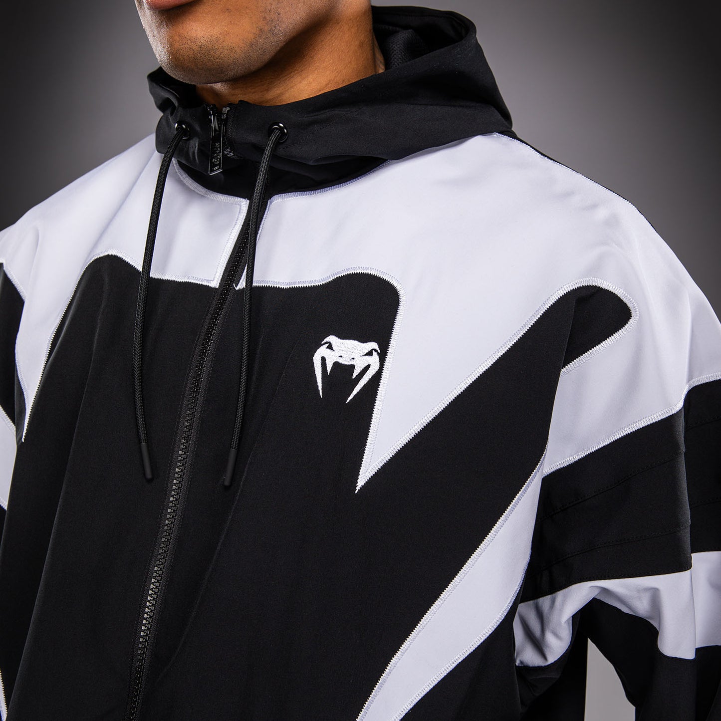 Venum Attack 90 Track Jacket - White/Black