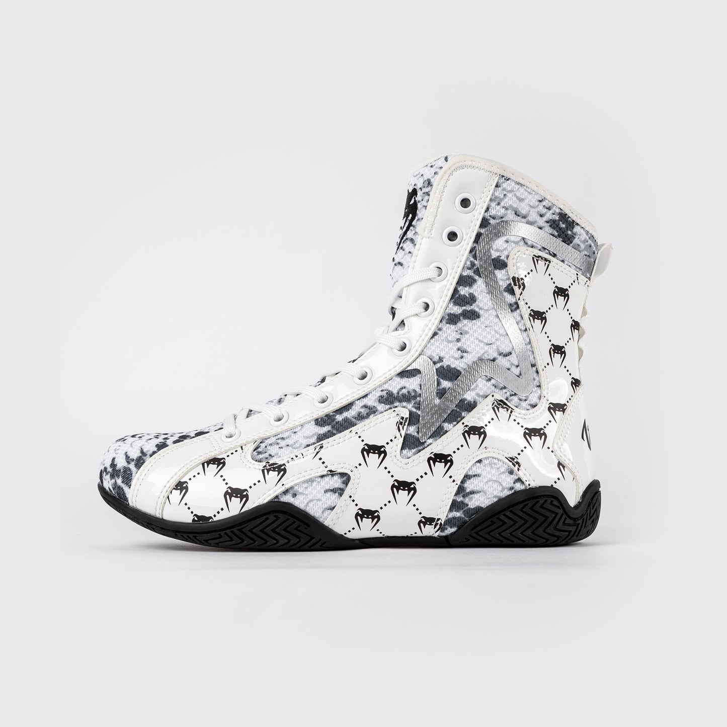 Venum White Snake Boxing Shoes for Women - White