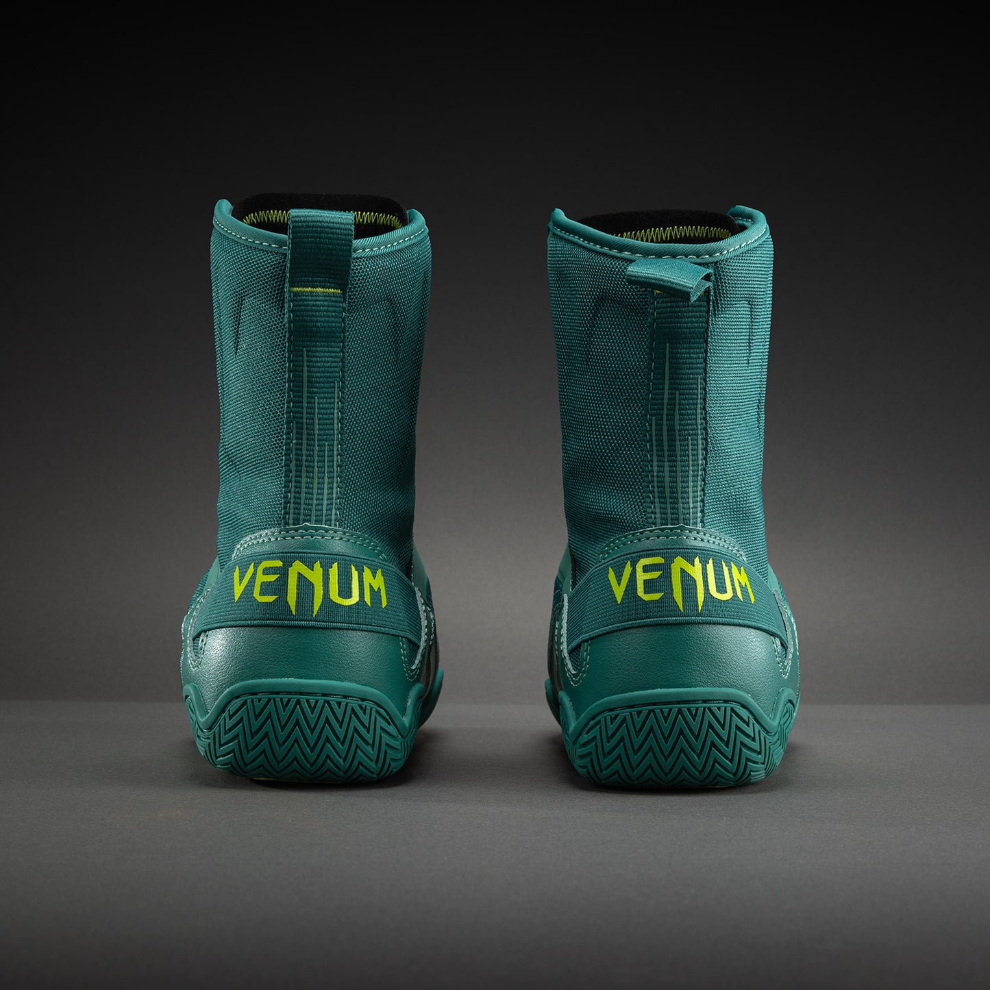 Venum Elite Neo Boxing Shoes - Green/ Neon Yellow