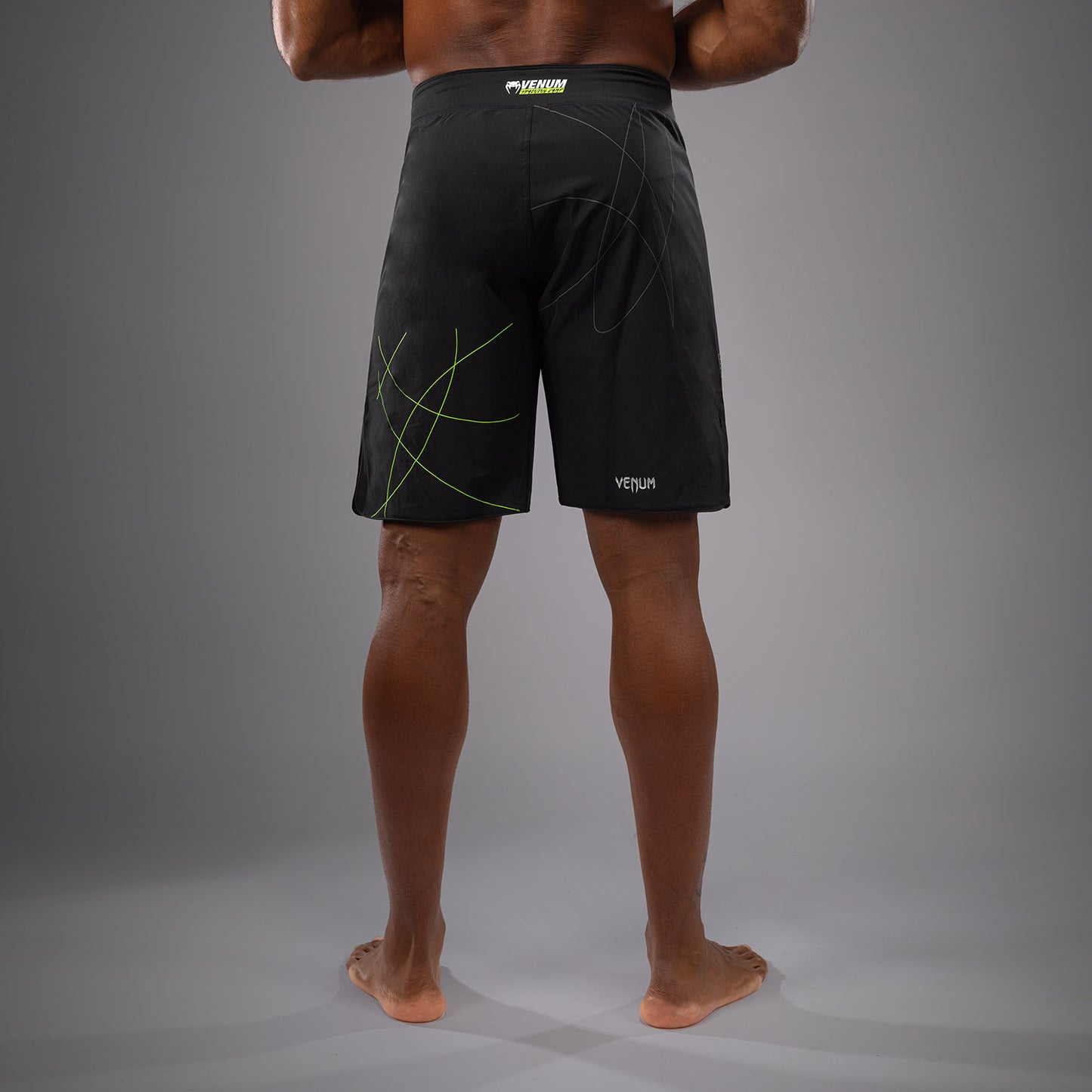 Venum Training Camp 4.0 Fight Short - Black/Neon Green