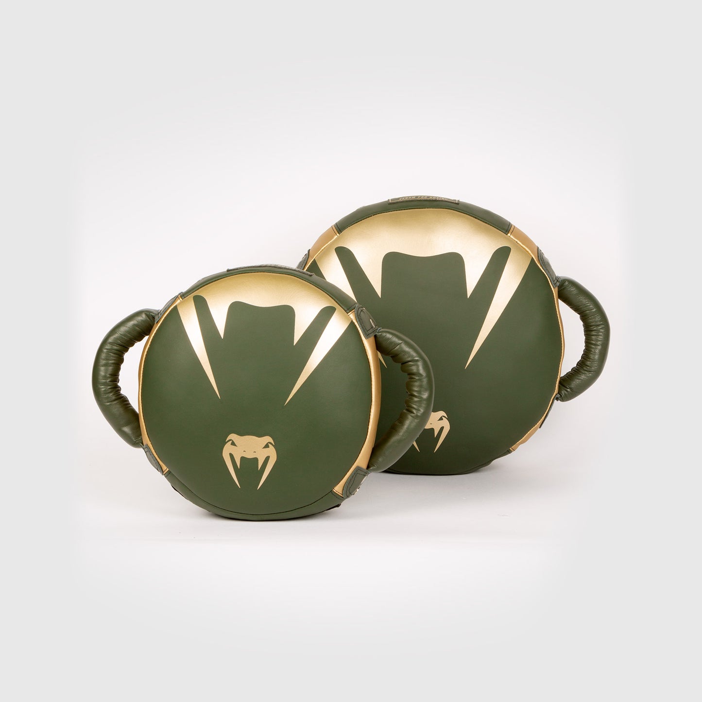 Venum Pro Boxing Mini Round Punch Shield - Khaki/Gold