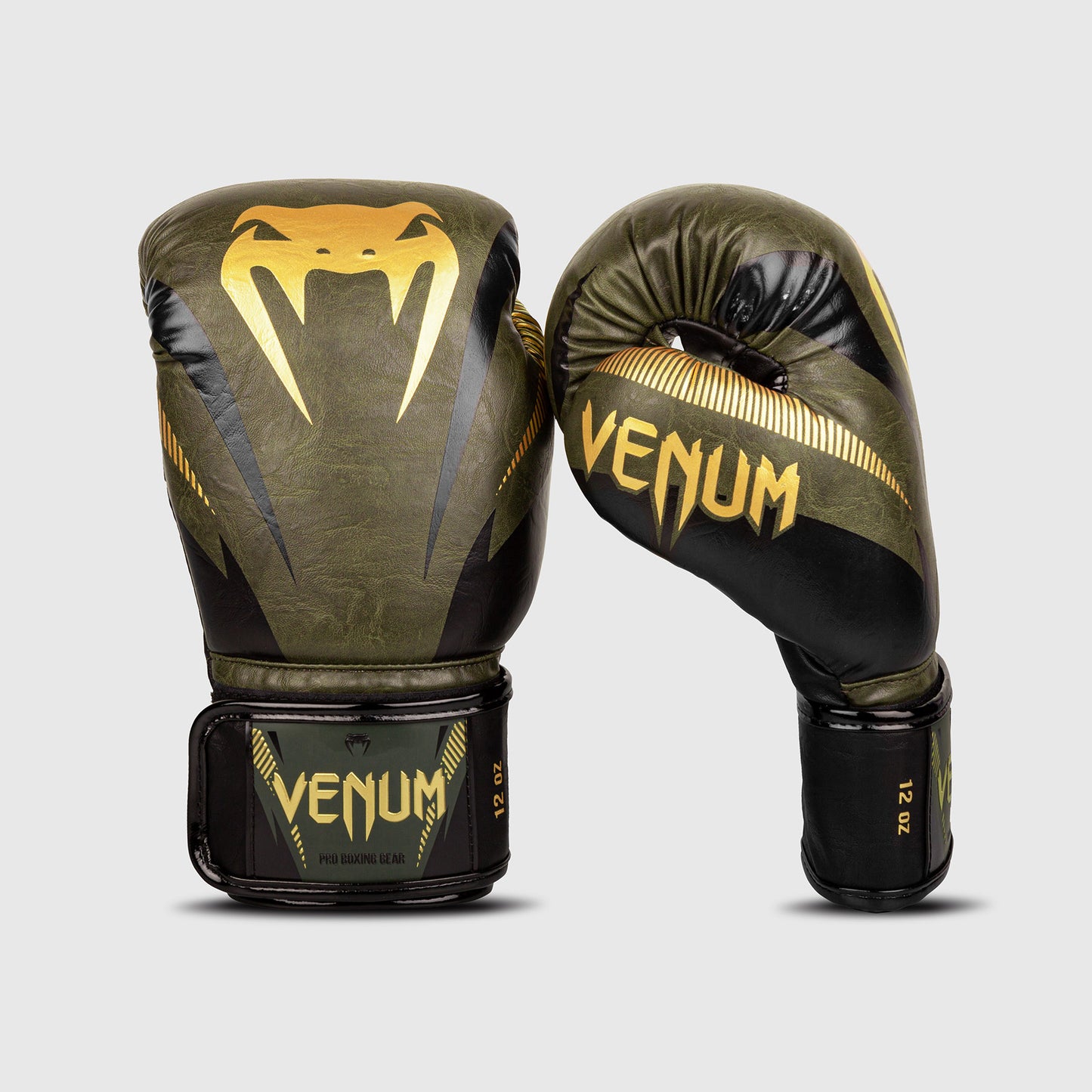 Venum Impact Boxing Gloves - Green/Gold