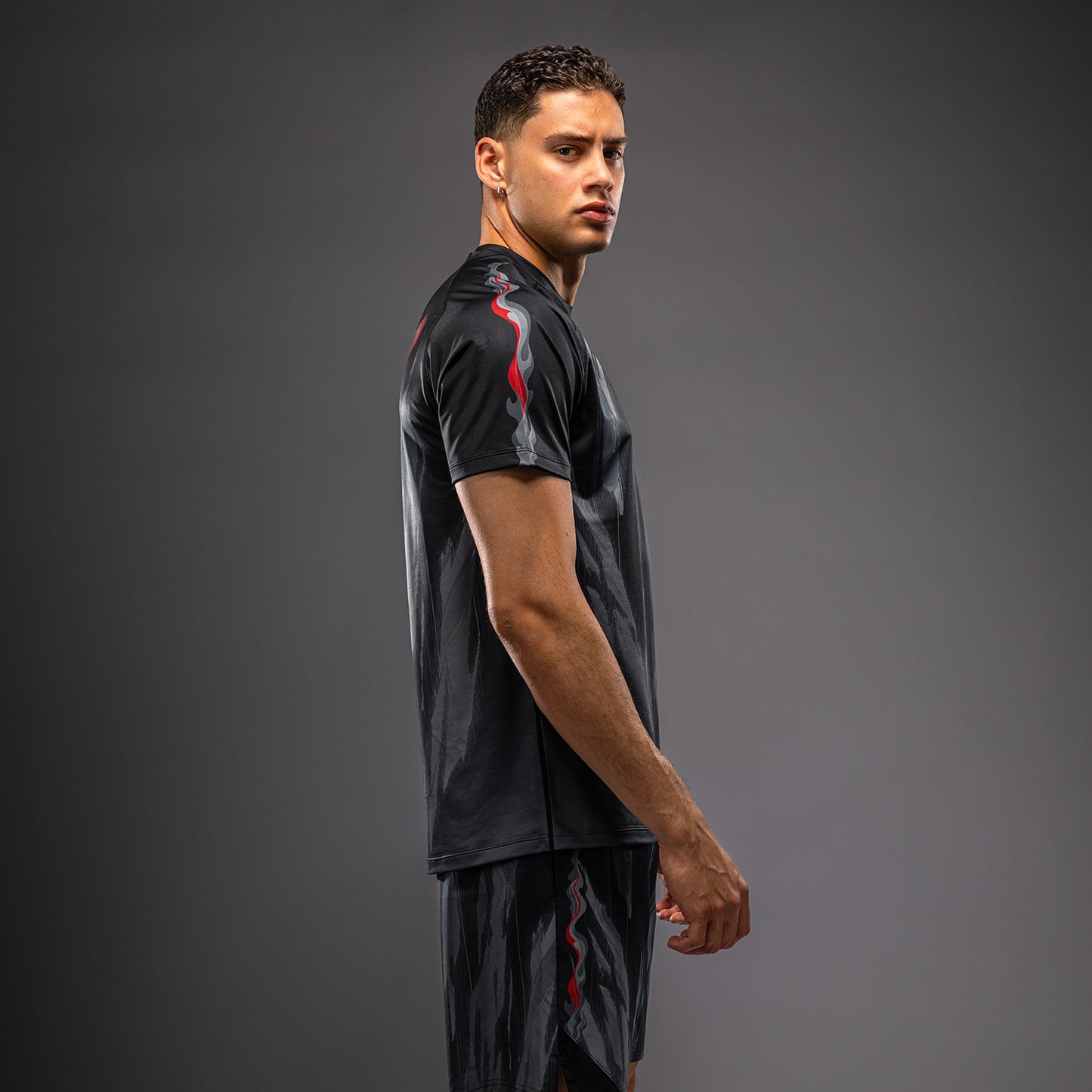 Venum Demon Dry Tech T-Shirt - Black/Grey