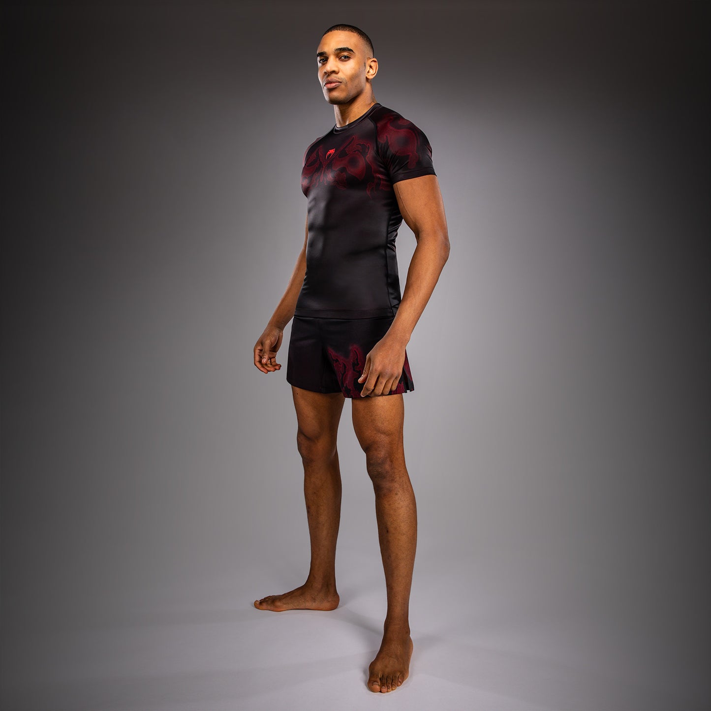 Venum Spectre Short Sleeve Rashguard - Black/Red