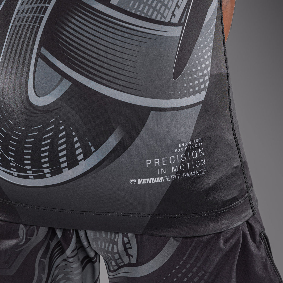 Venum Crimson Viper 2.0 Kids Short Sleeve Rashguard - Black/Grey
