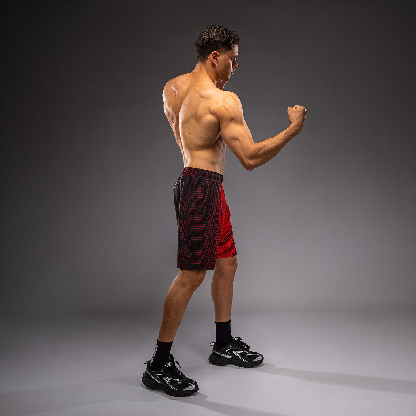 Venum Galactic 3.0 Training Shorts - Red/Silver