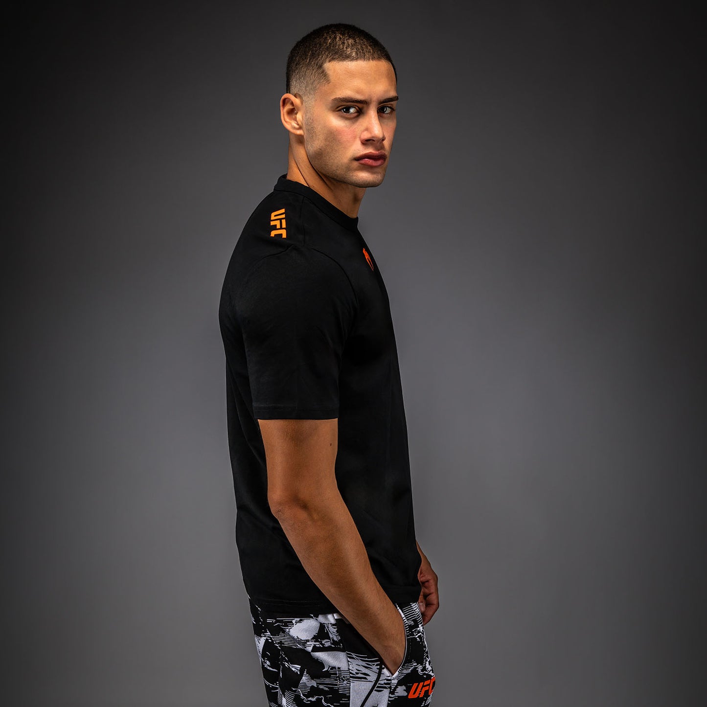 Men's UFC Zenith by Venum Black Authentic Fight Week Short Sleeve T-Shirt