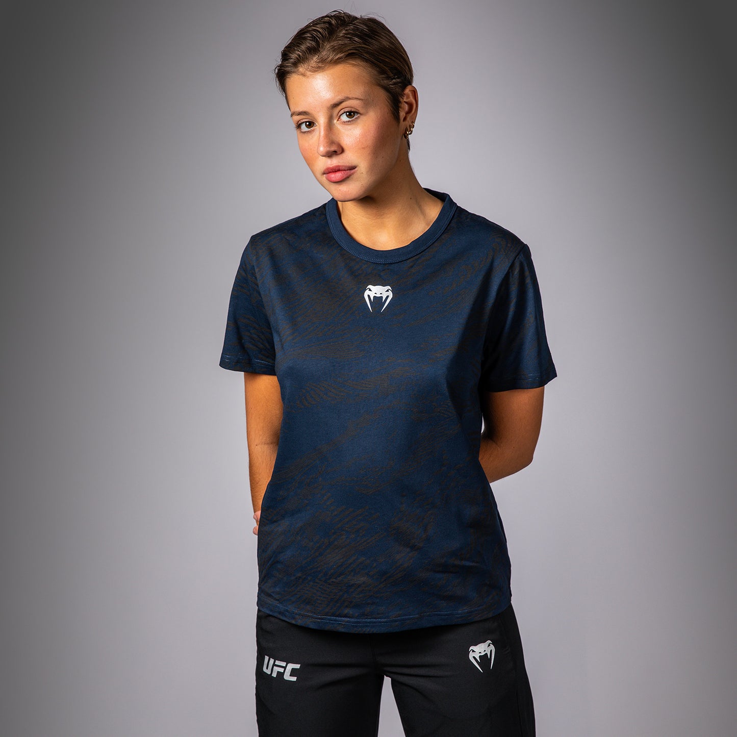 UFC Fusion by Venum Fight Week Women’s Short Sleeve Cotton T-Shirt - Oceanic Blue