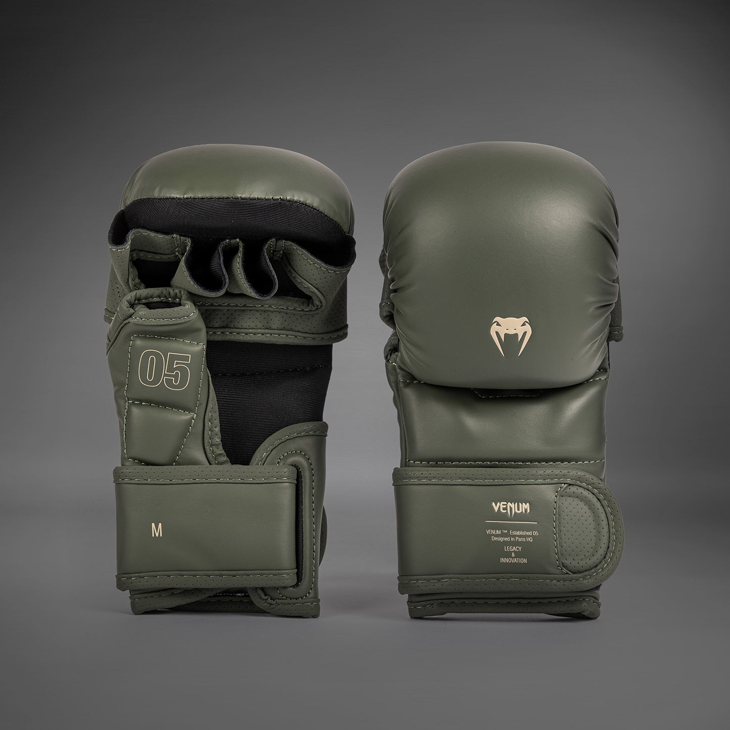 Venum Impact Evo MMA Sparring Gloves - Military Green