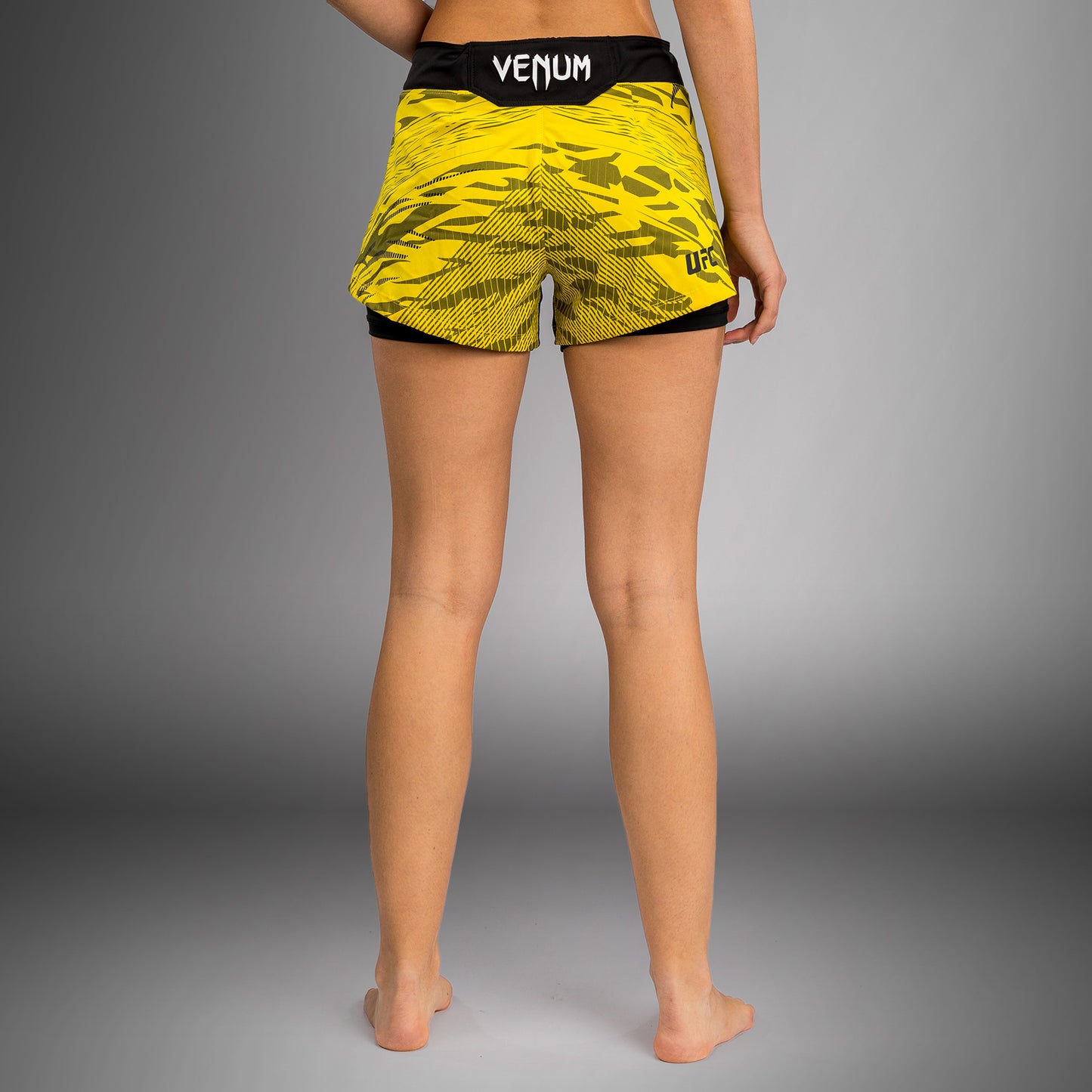 UFC Fusion by Venum Authentic Fight Night Women’s Fight Short - Yellow