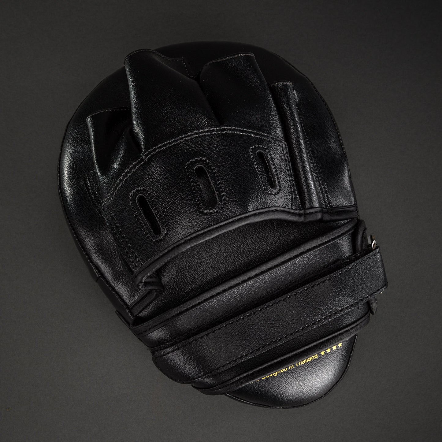 Venum Light Focus Mitts - Black/Gold (Pair)