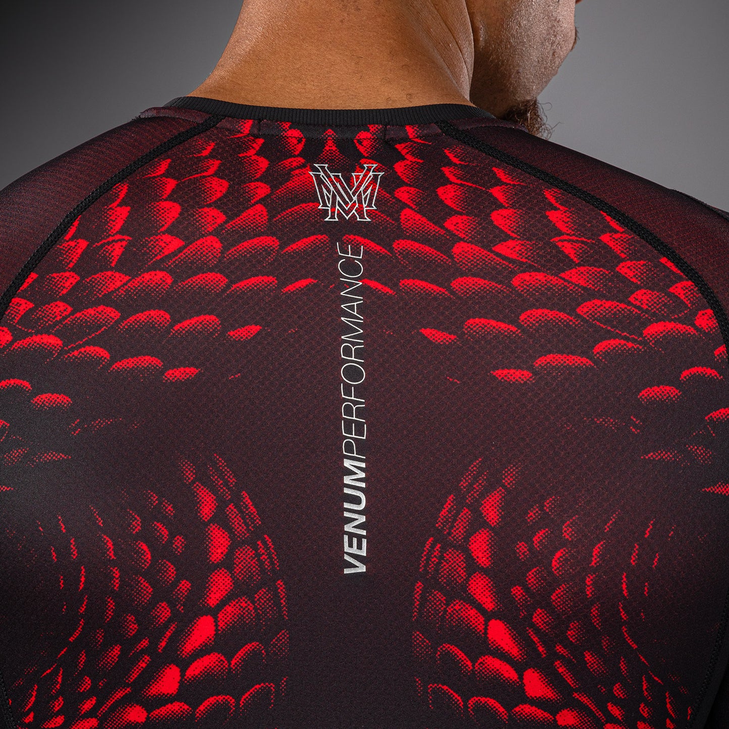 Venum Matupa Long Sleeve Rashguard - Black/Red/Silver