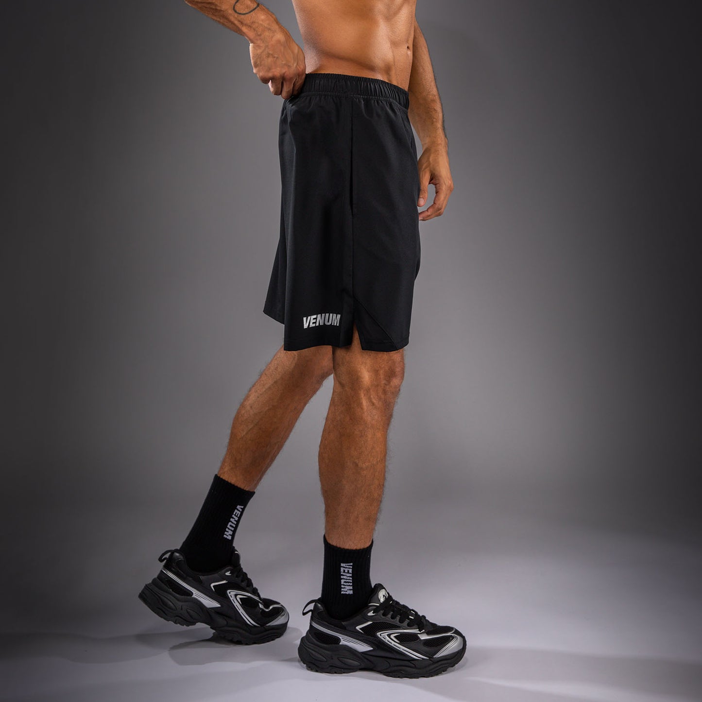 Venum Contender Training Shorts - Black/Silver