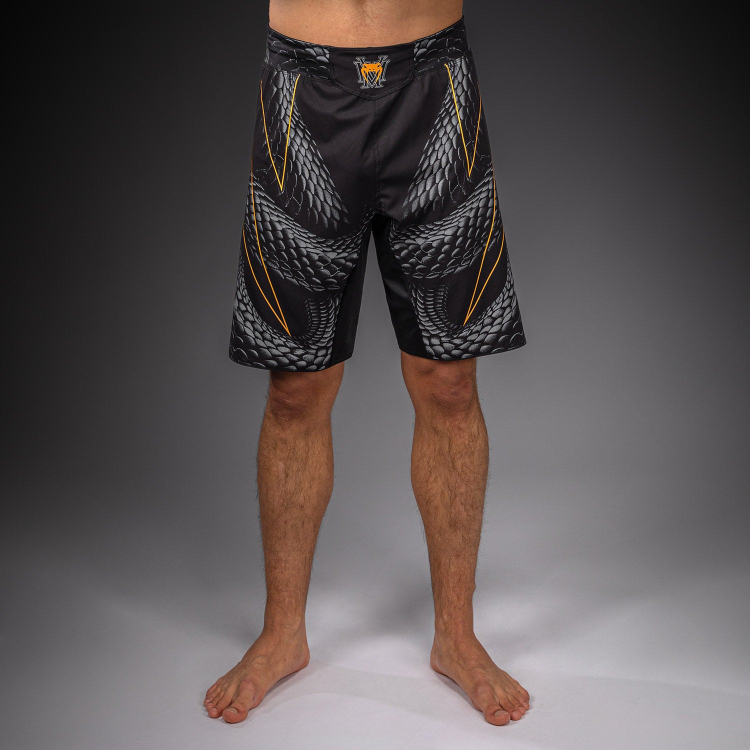 Venum Matupa Fightshorts - Black/Grey/Gold - Venum Asia
