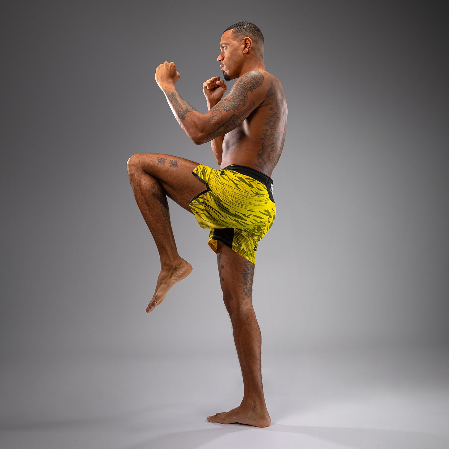 UFC Fusion by Venum Authentic Fight Night Men’s Fight Short - Short Fit - Yellow