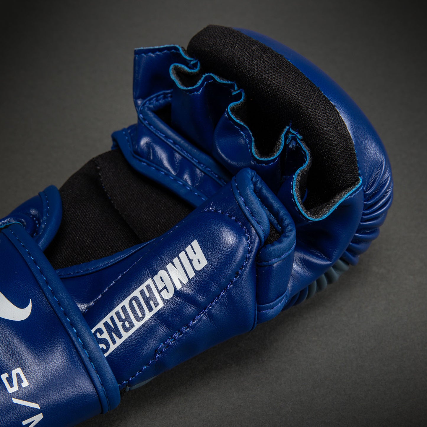 Venum Ringhorns Charger MMA Sparring Gloves - Navy Blue/Red