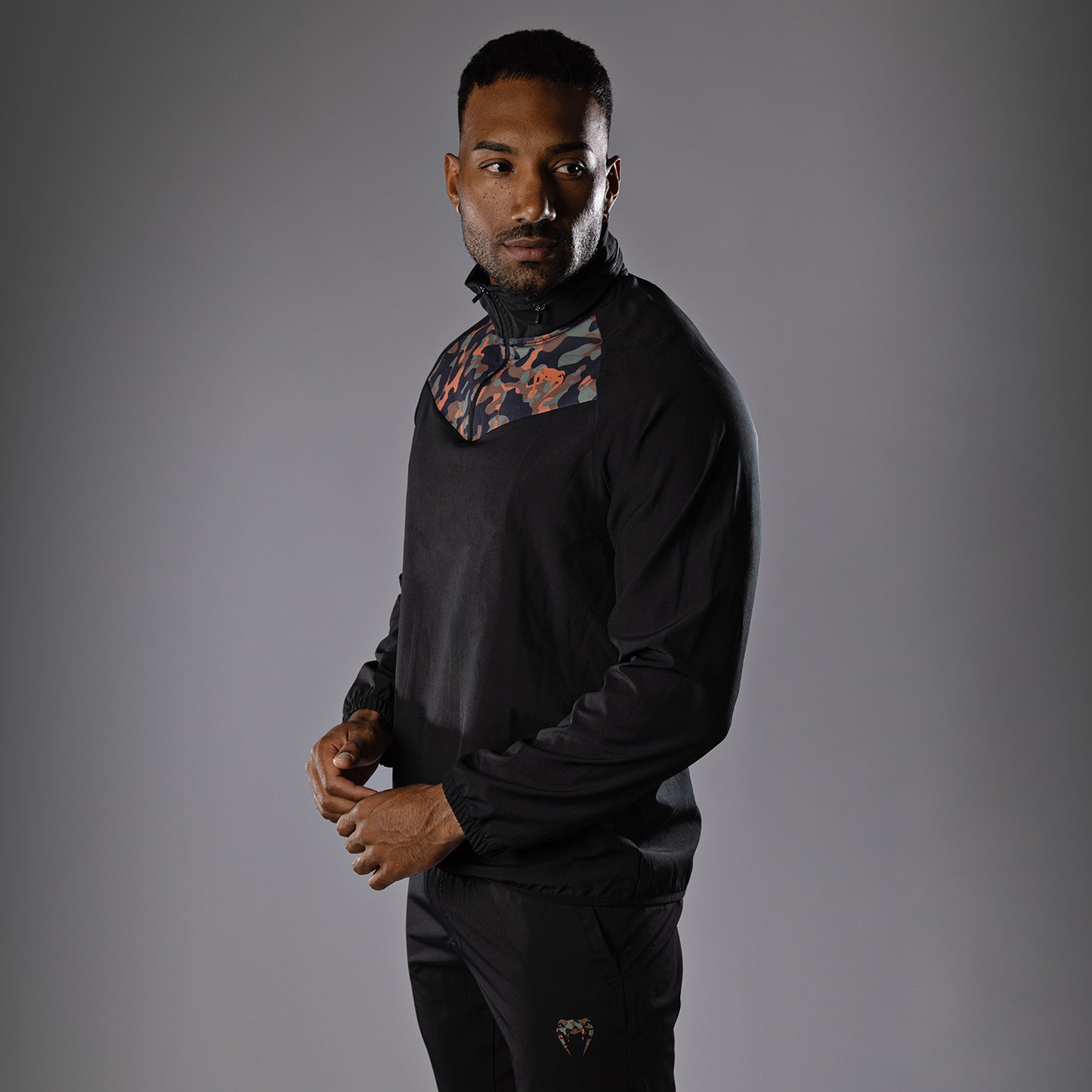 Venum Jungle Ops Track Jackets - Black/Khaki Camo