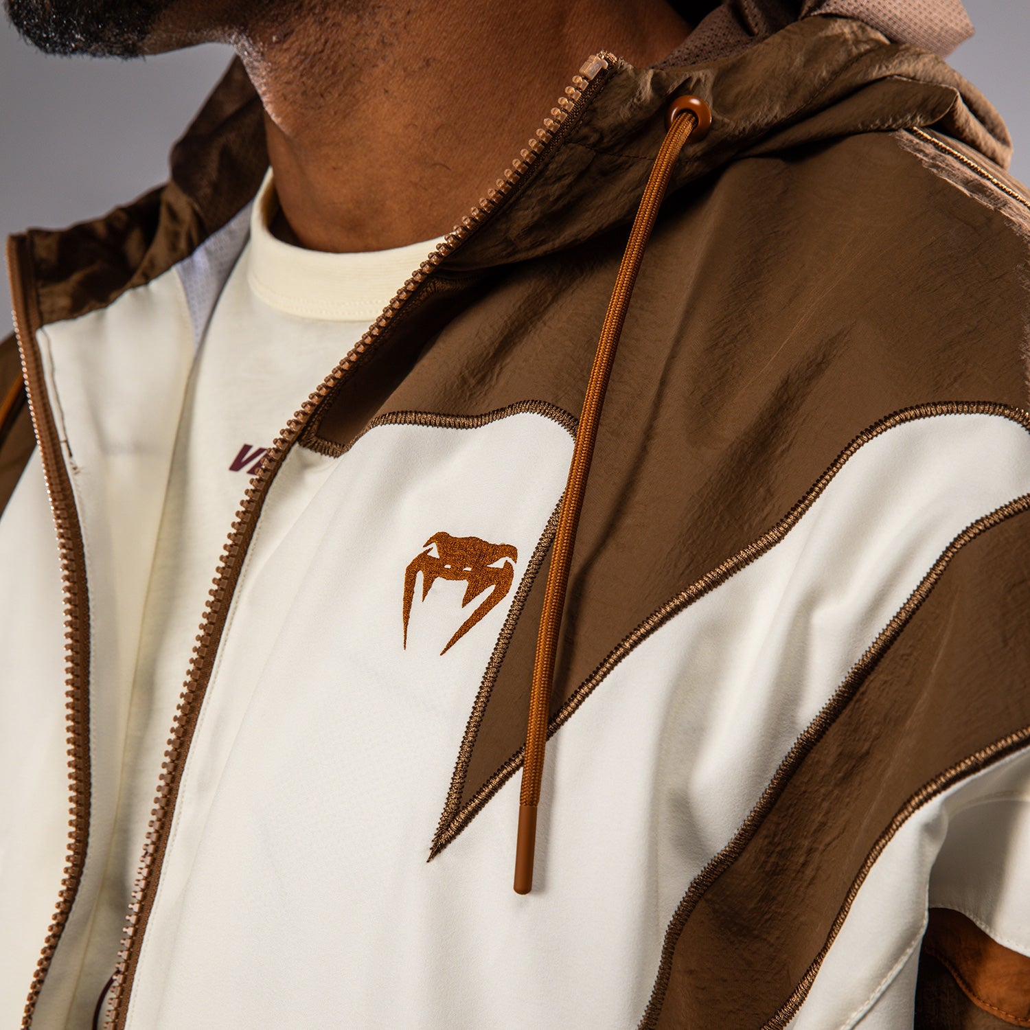 Venum Attack 90 Tracksuit Jacket - Dark Brown - Venum Asia