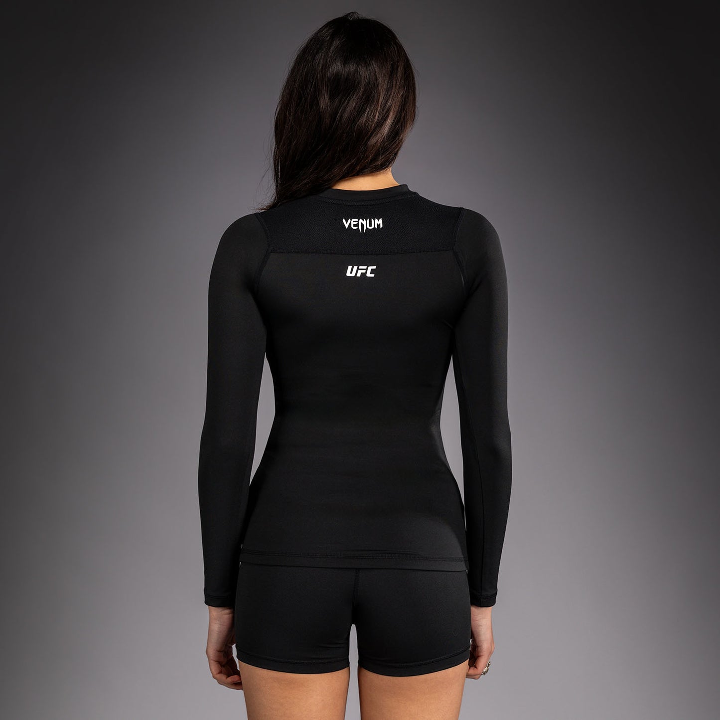 Venum UFC Unity by Venum Authentic Fight Week Women's Performance Long Sleeve Rashguard - Black