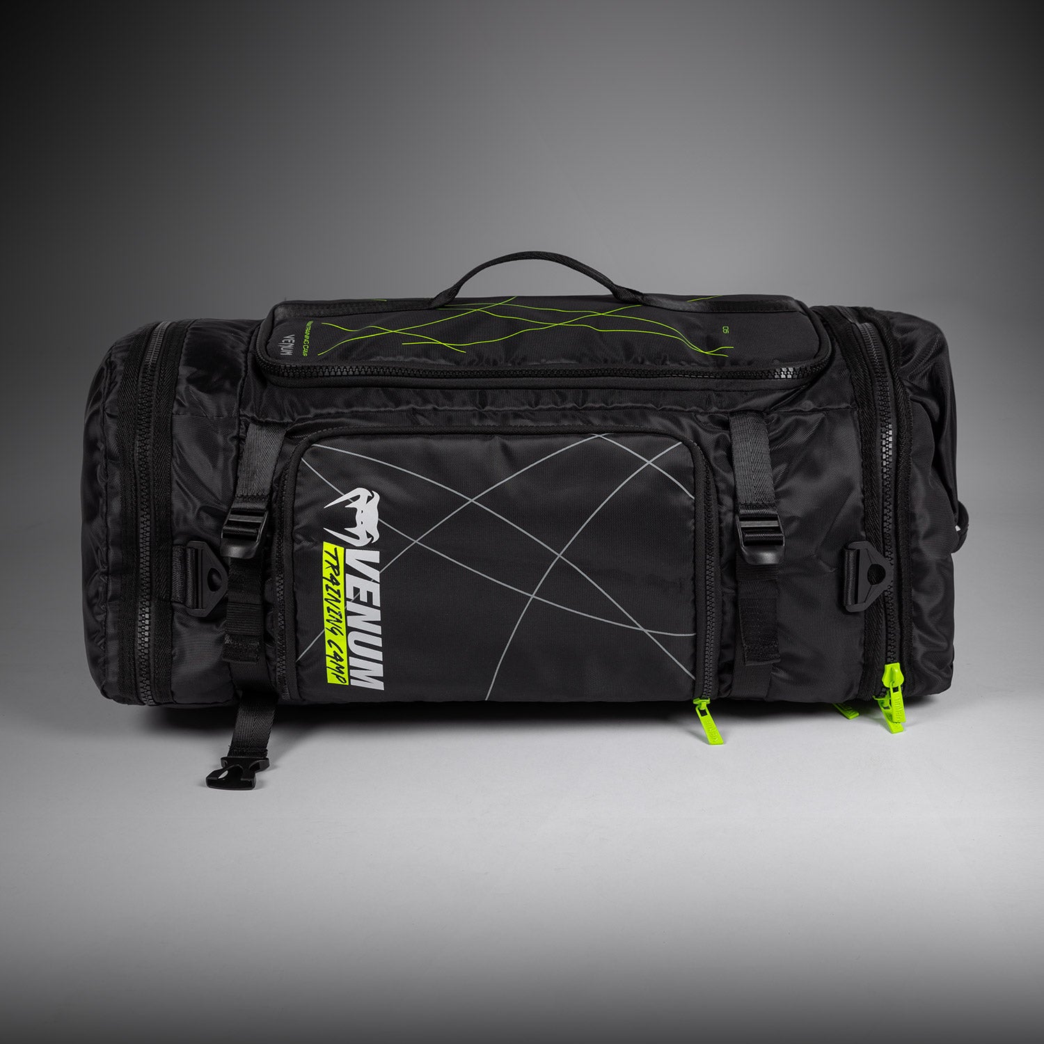 Venum Training Camp 4.0 Sports Bag - Black/Neon Green - Venum Asia
