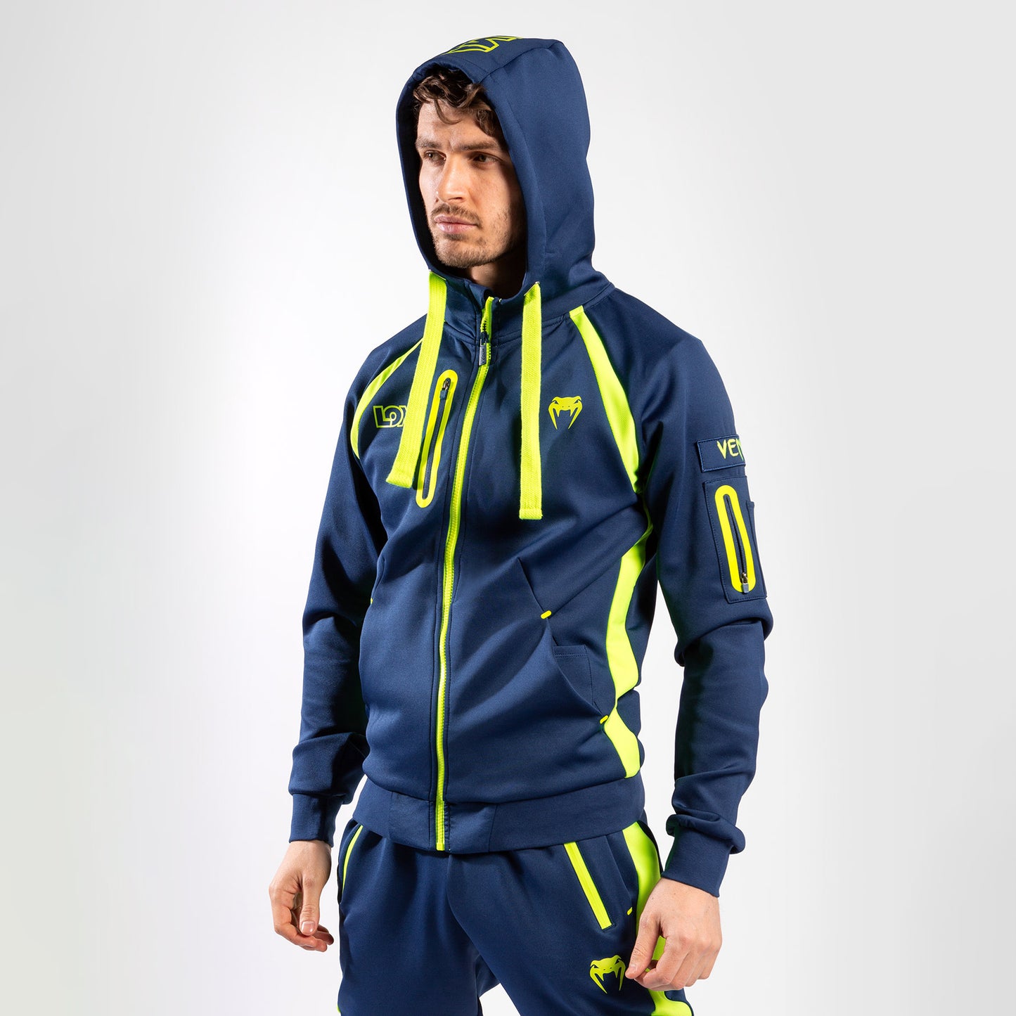 Venum Origins Hoodie Loma Edition Blue/Yellow