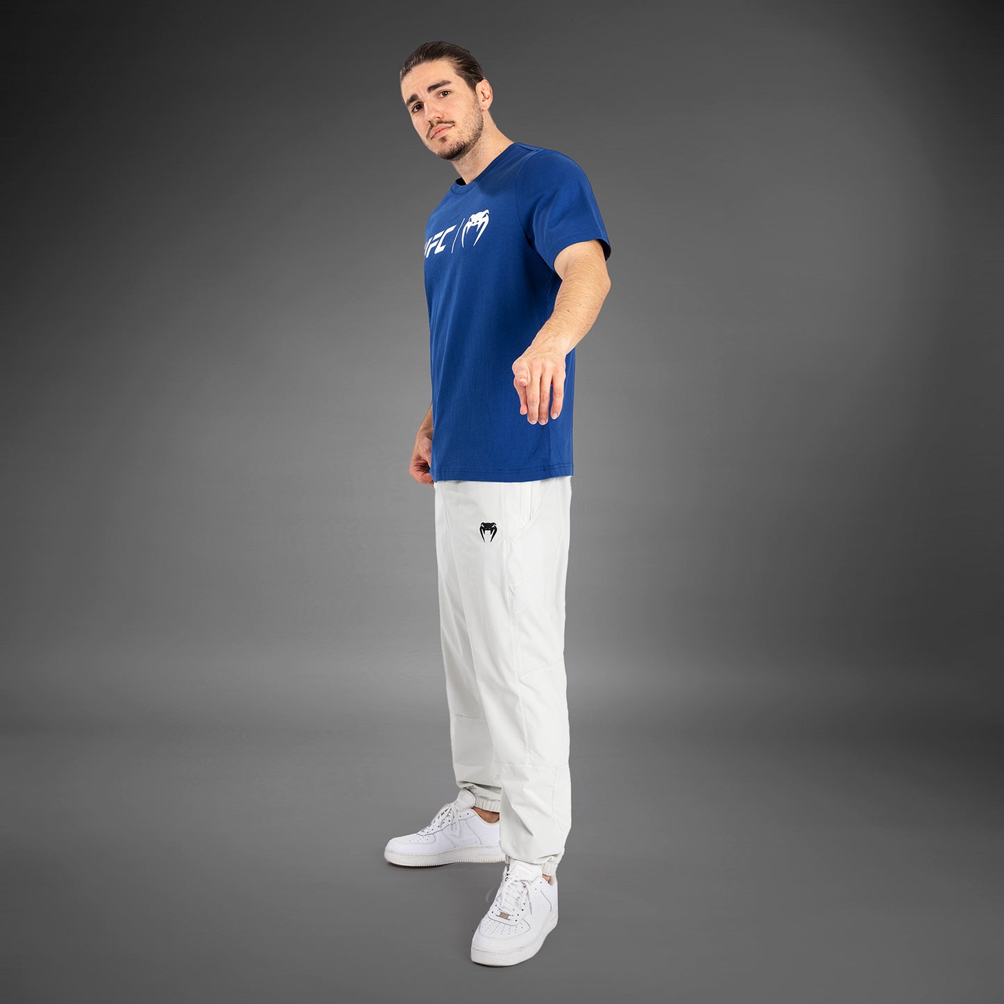 UFC Venum Classic  T-Shirt - Navy Blue/White