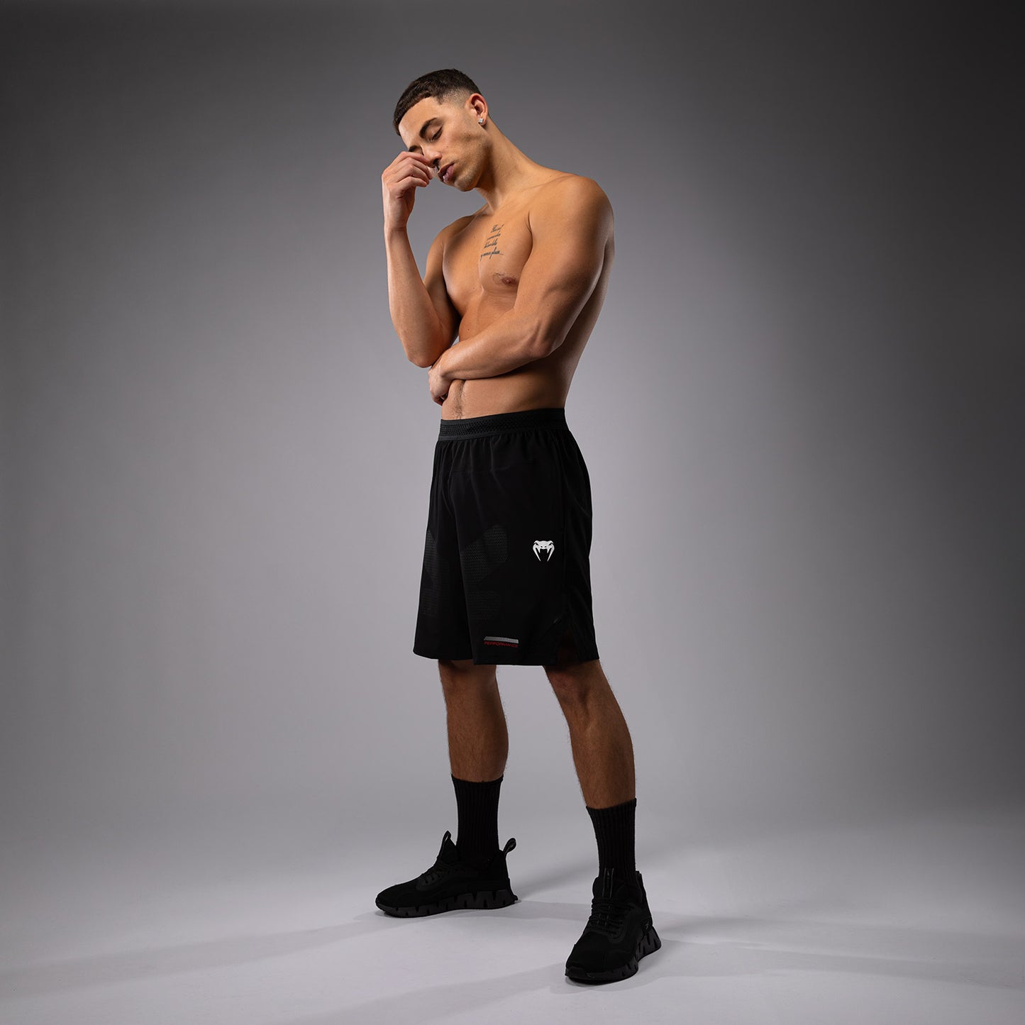 Venum Tactical XT Training Shorts - Black/Fire Red