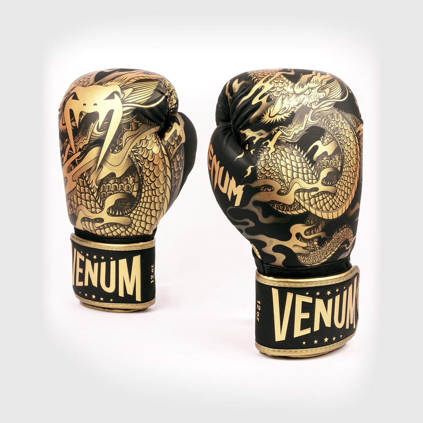 Venum Dragon's Flight Boxing Gloves - Black/Bronze
