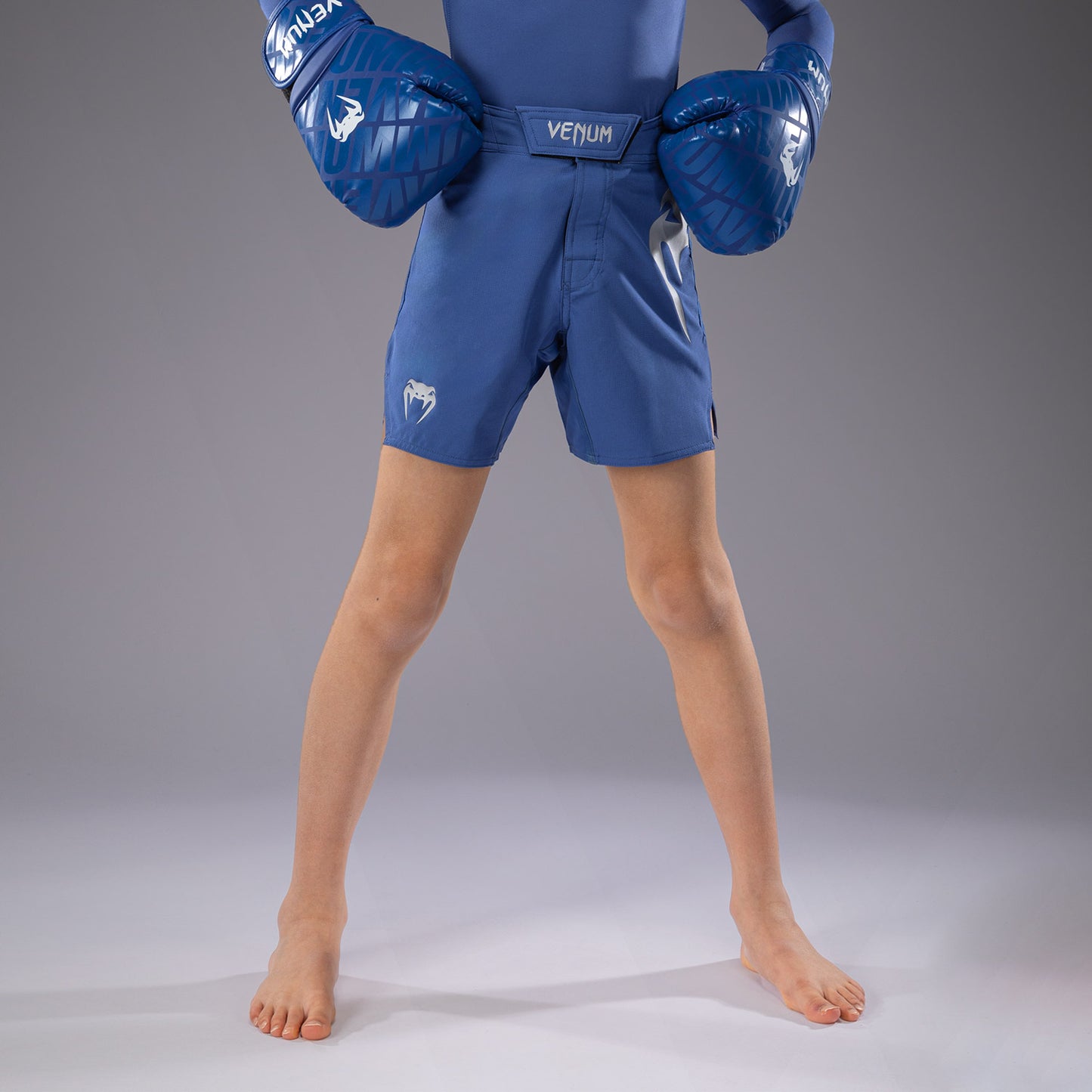 Venum Light Kids Fight Shorts - Royal Blue