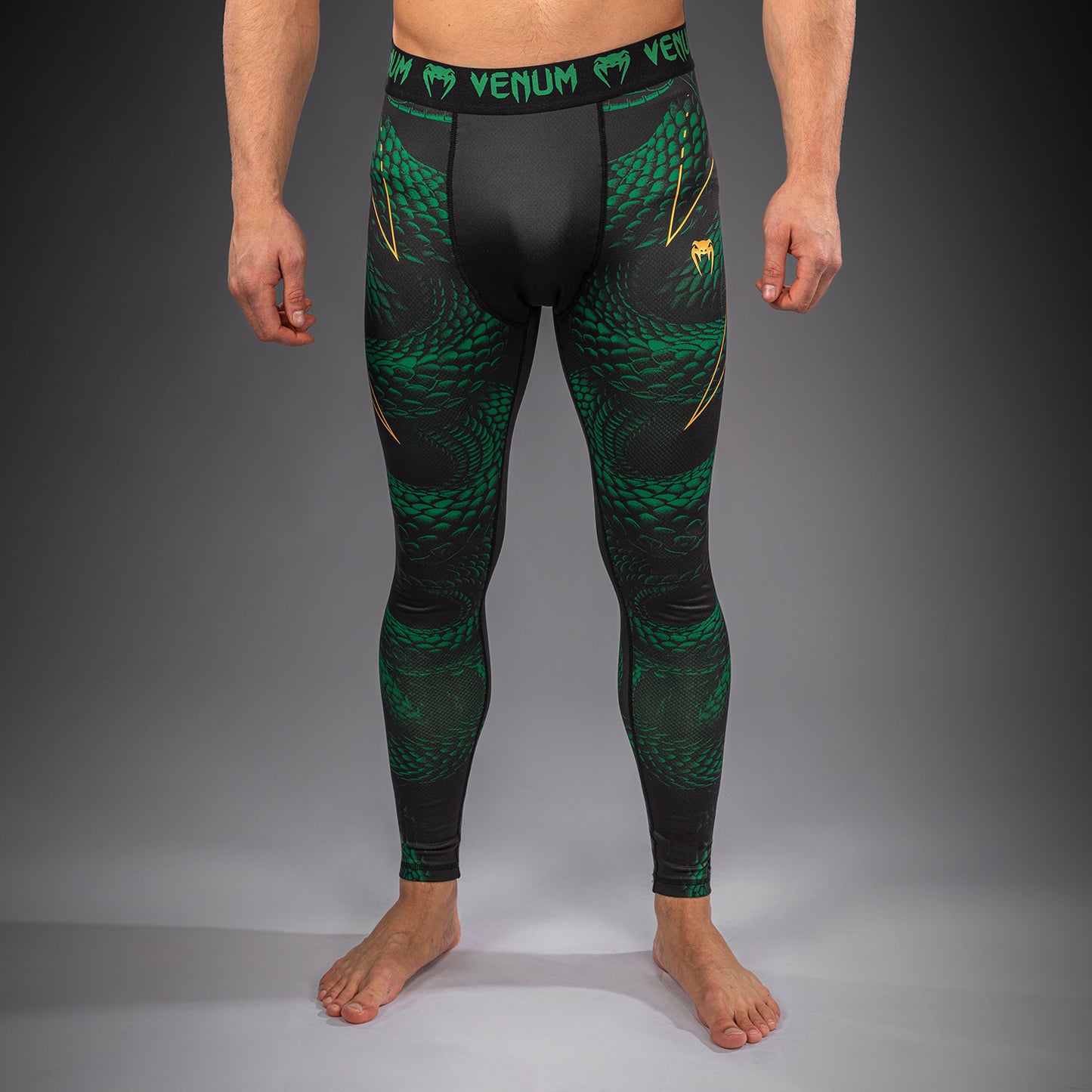 Venum Matupa Spats - Black/Green/Gold