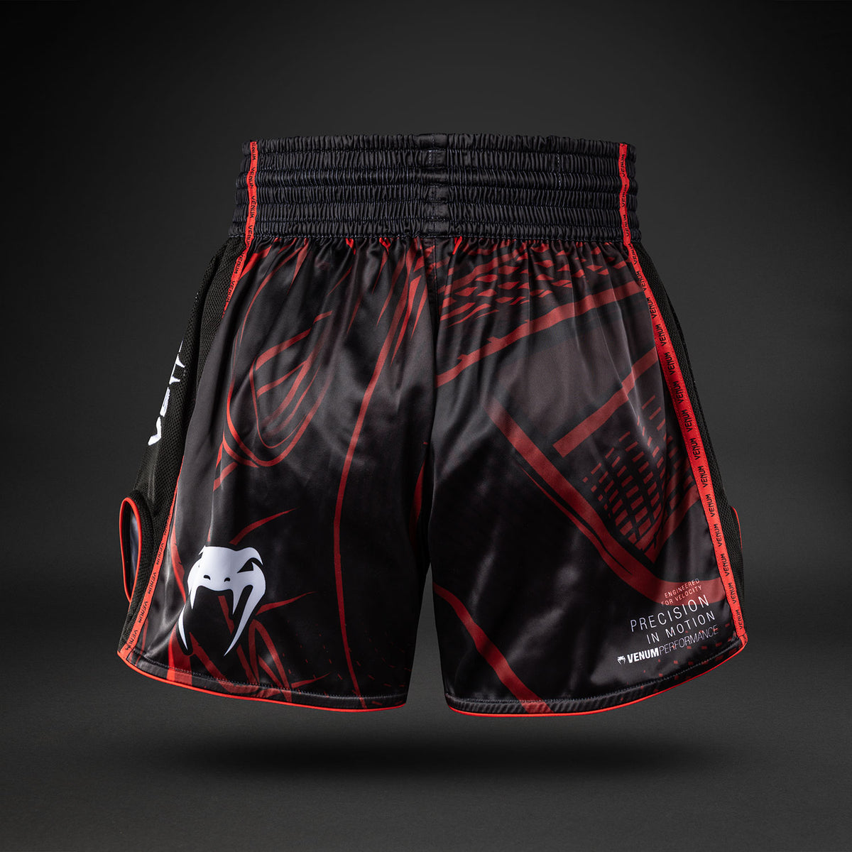 Venum Crimson Viper 2.0 Muay Thai Shorts - Black/Red