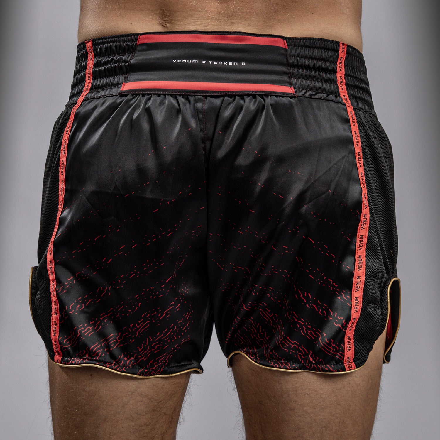 Venum x TEKKEN 8 - Marshall Law Muay Thai Shorts - Black/Red/Gold