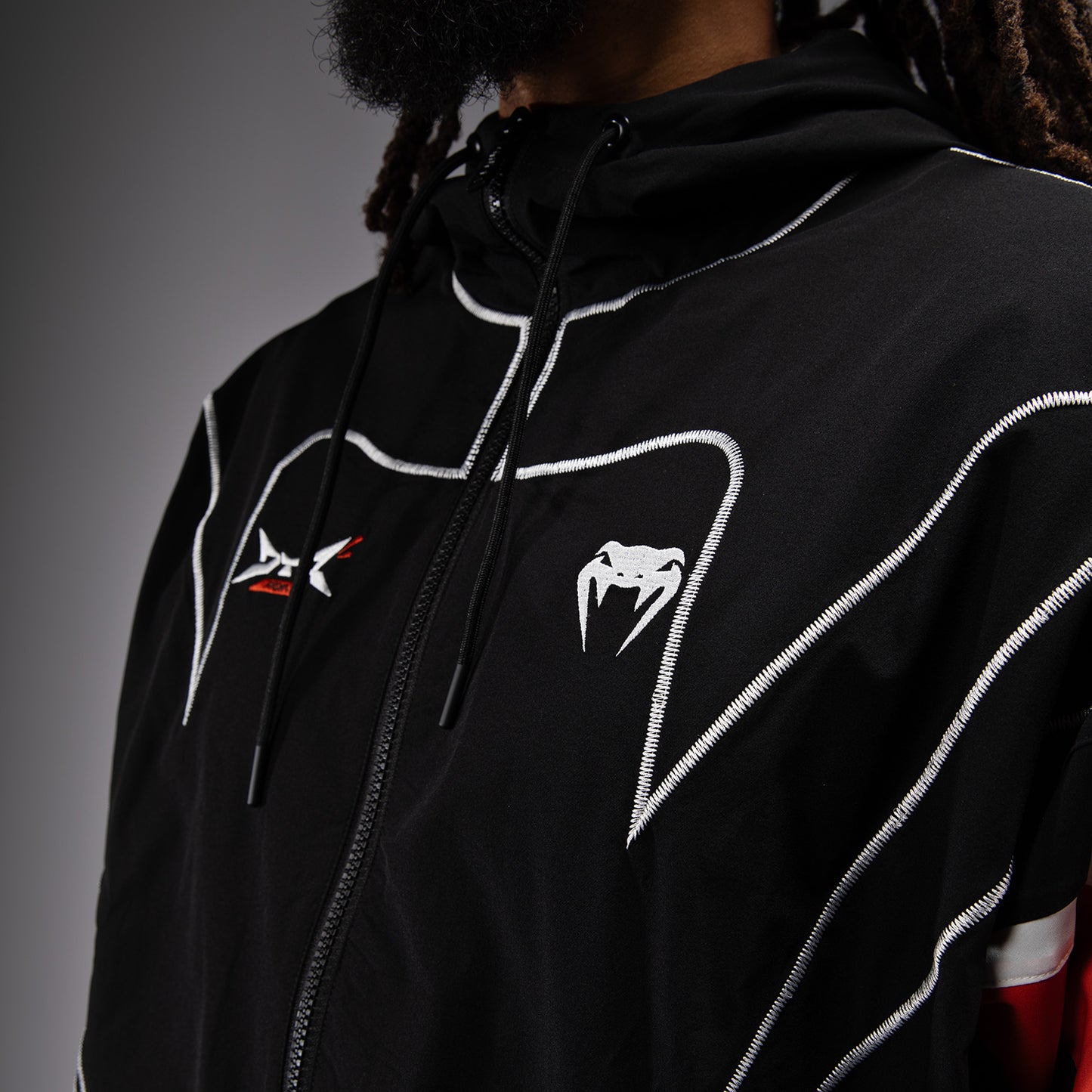 Venum x DTR Fight Attack 90 Tracksuit Jacket - Black/Orange