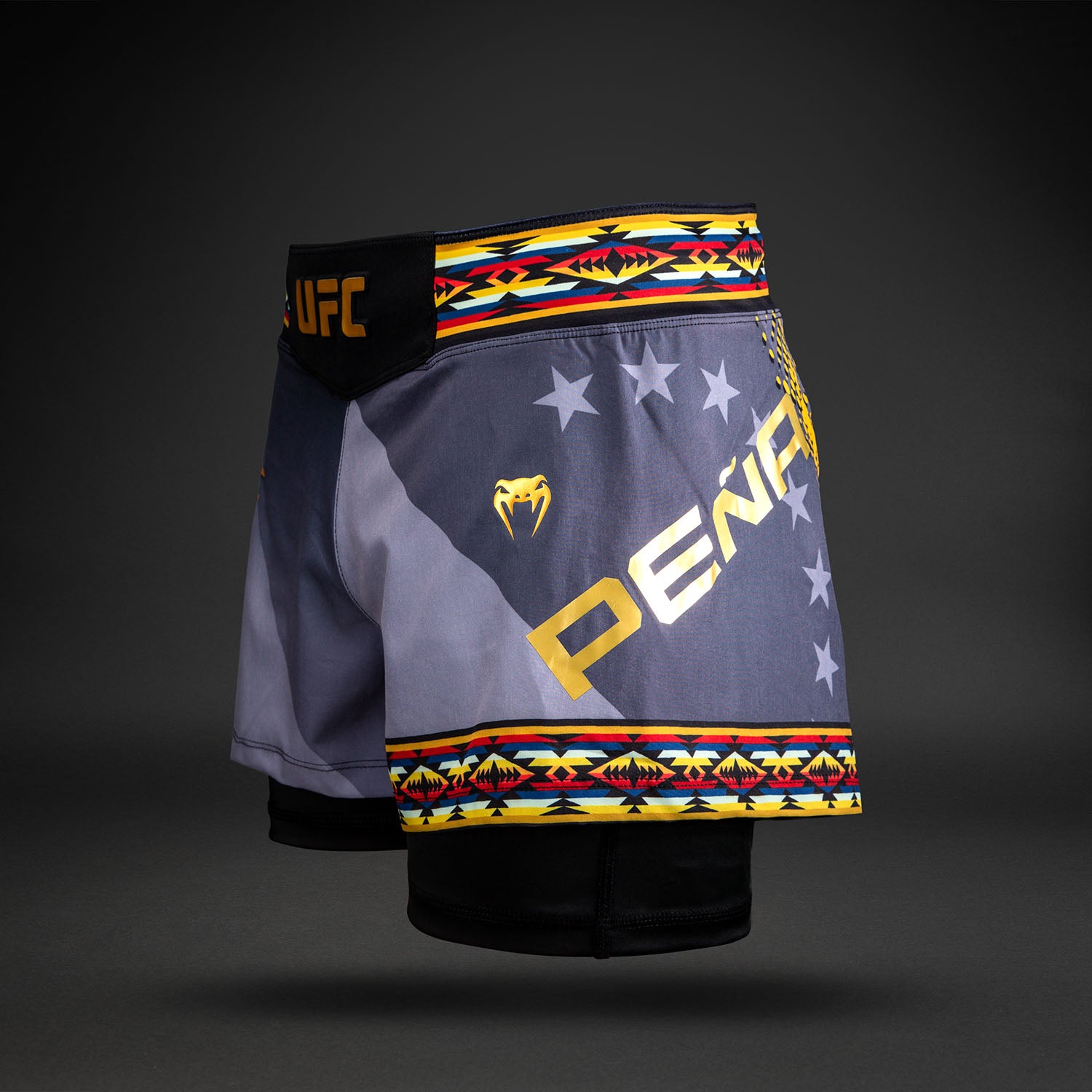 Women's UFC Unrivaled by Venum Black Julianna Peña Short Fit Fight