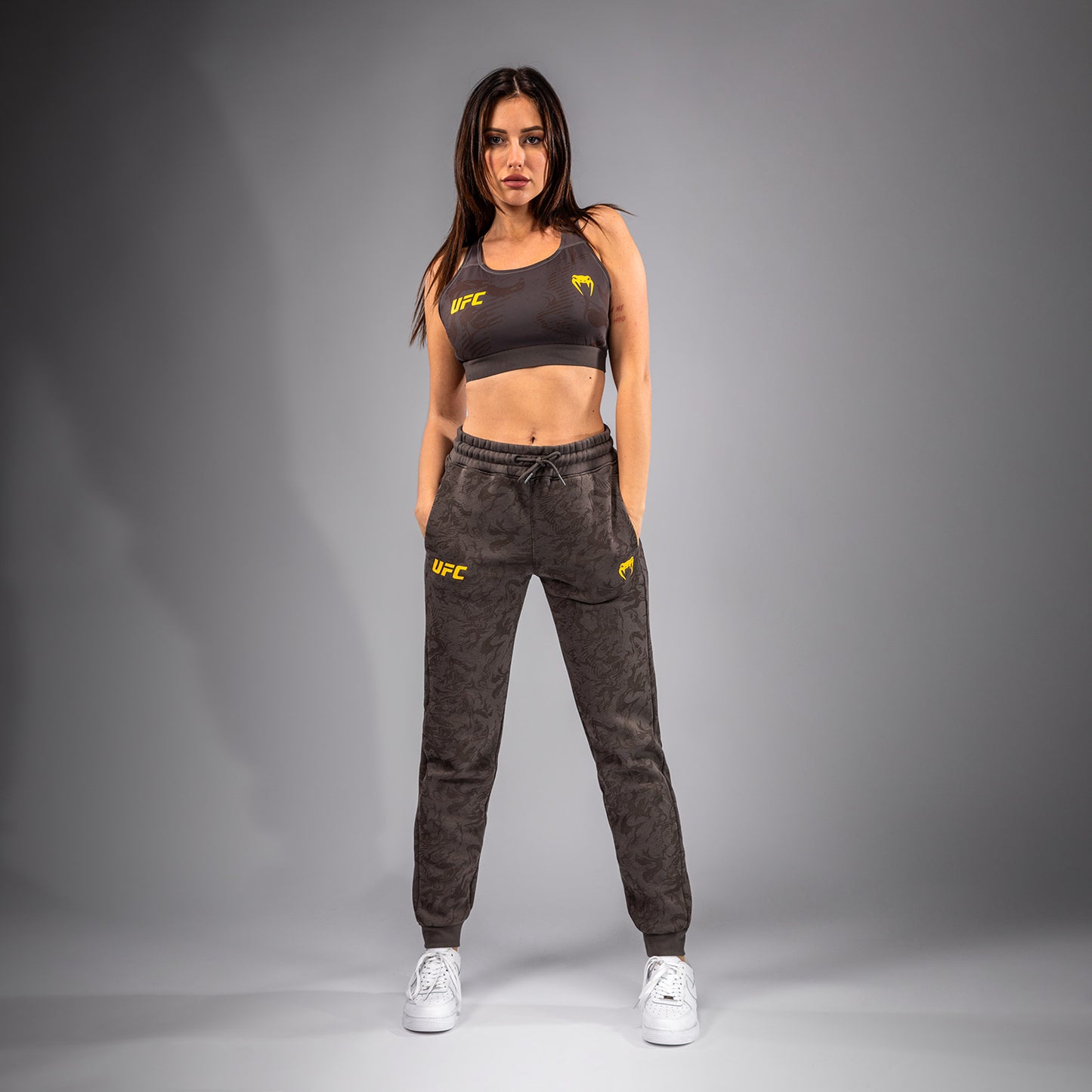 UFC Fusion by Venum Fight Week Women’s Cotton Pant - Earthen Brown