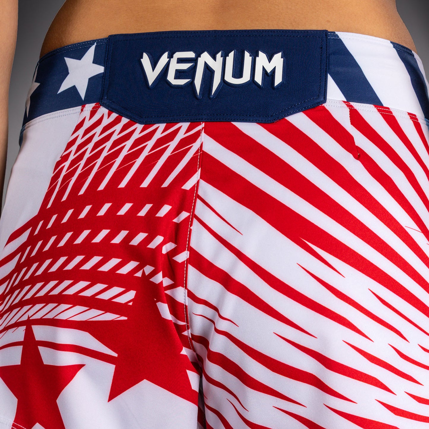 Women's Official UFC Freedom 250 by Venum White Authentic Fight Night Fight Short