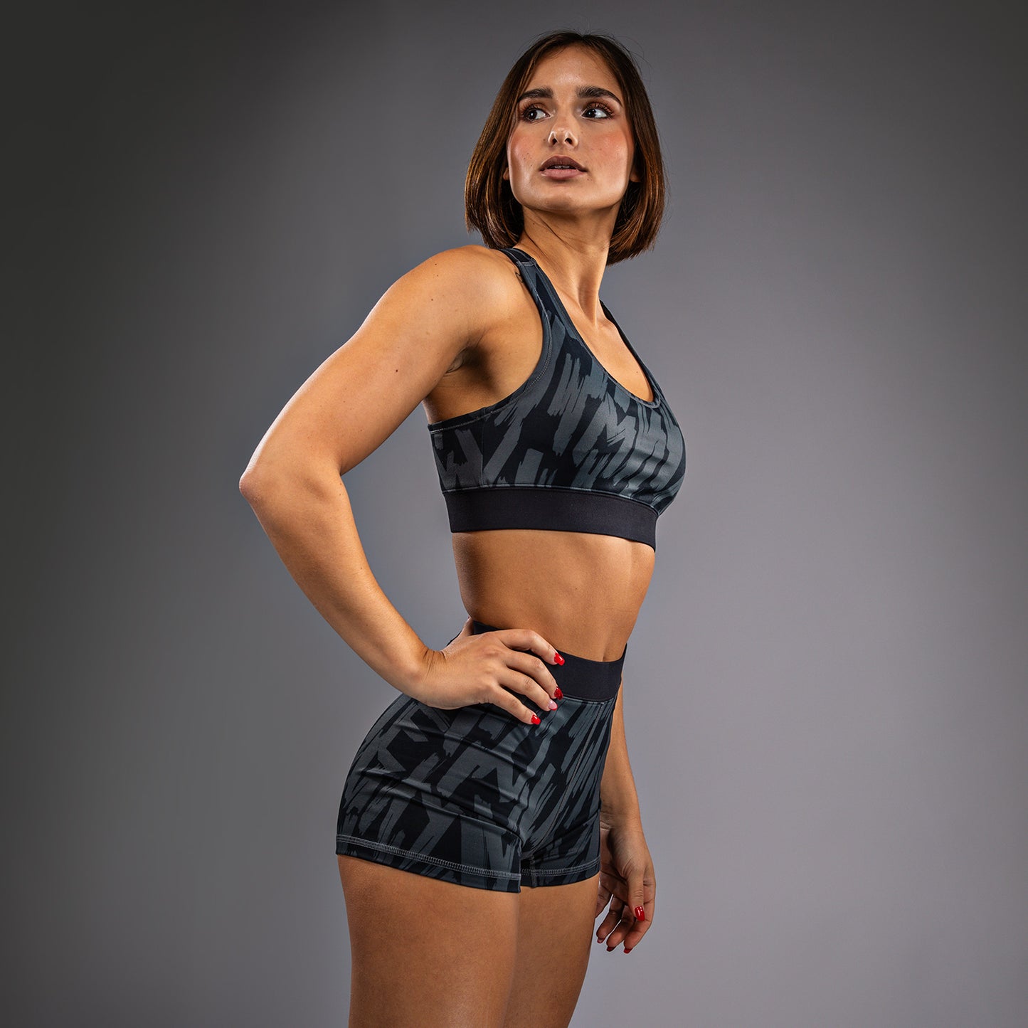 Venum Graffiti Women’s Sports Bra - Urban Charcoal