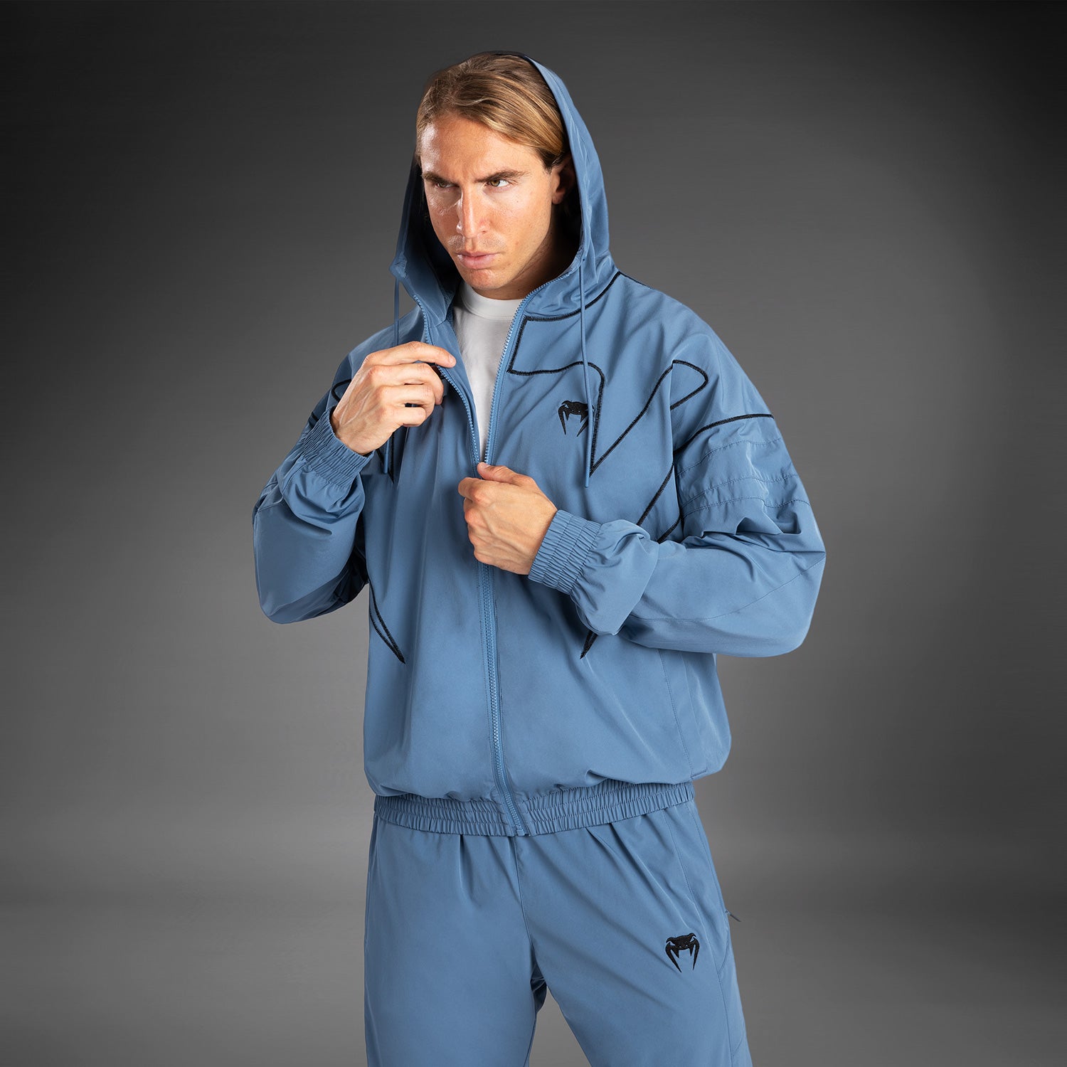 Venum Attack 90 Tracksuit Jacket - Blue/Black - Venum Asia