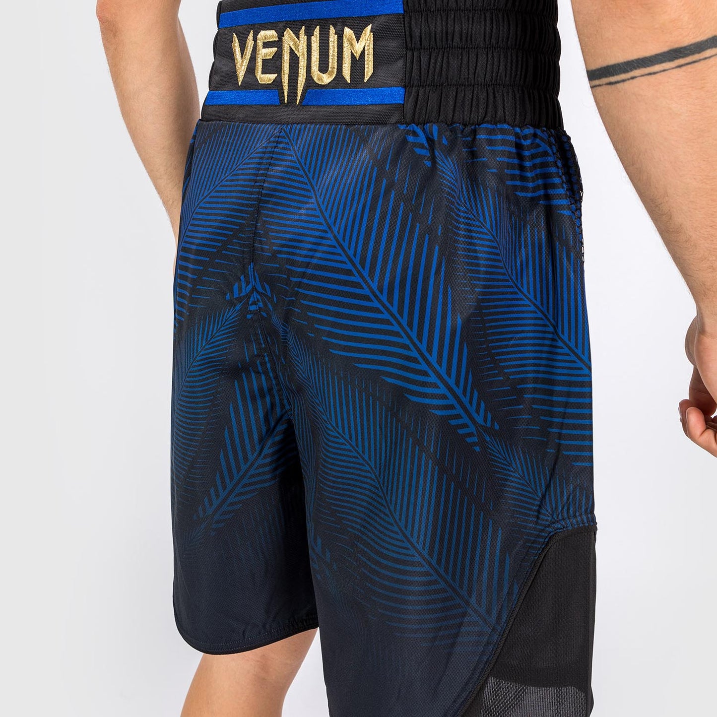 Venum Phantom Loma Boxing Short - Black/Blue
