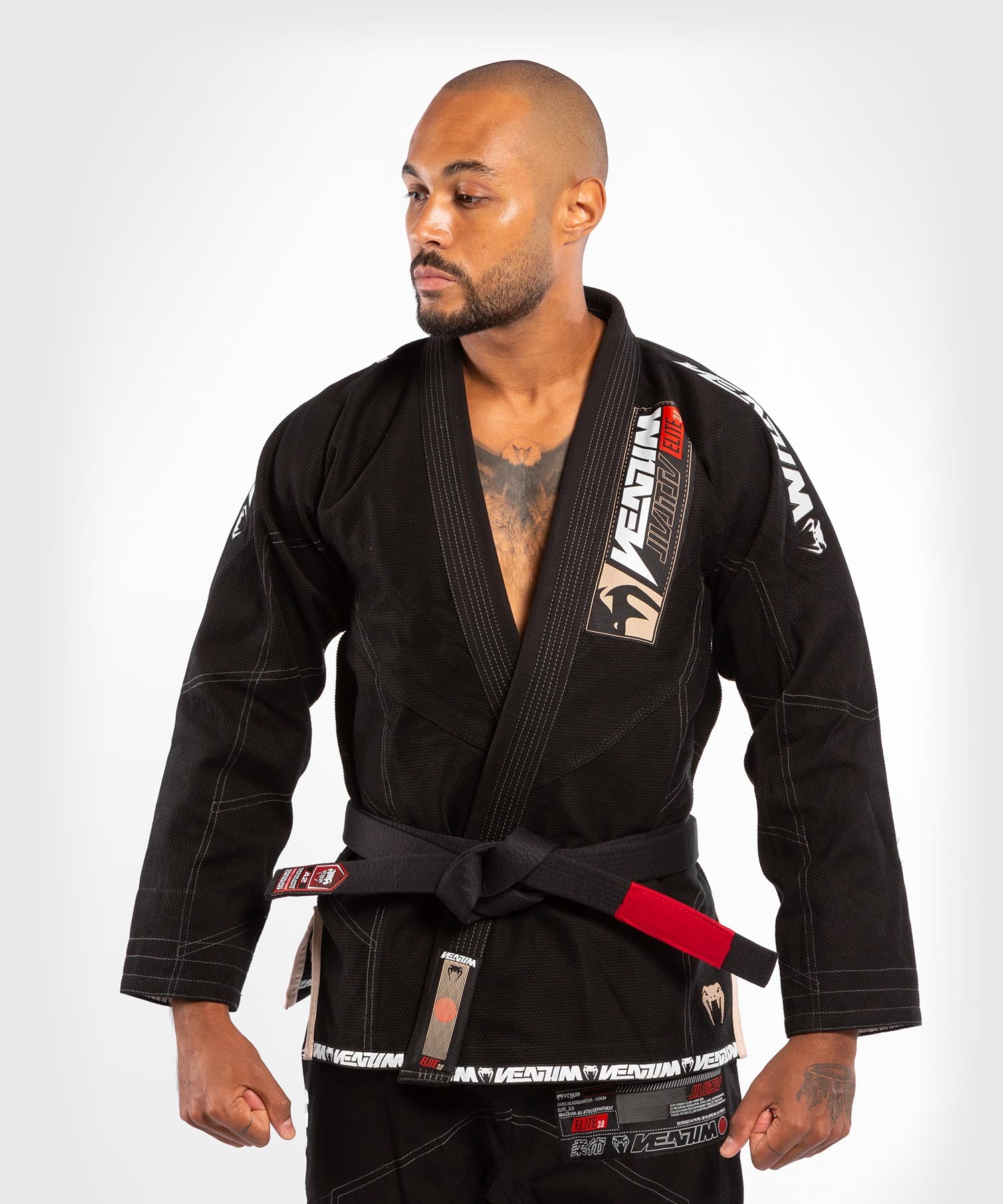 Venum Elite 3.0 BJJ Gi - Black - Venum Asia