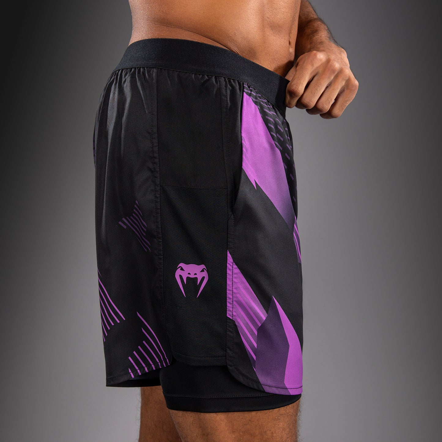 Venum No-Gi 6.0 Training Shorts - Black/Purple
