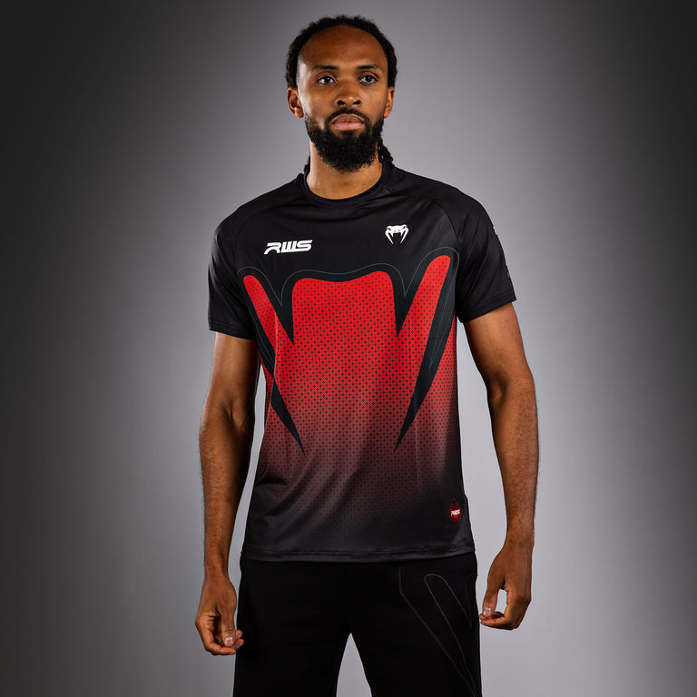 Venum x RWS 2.0 Men's Dry-Tech T-Shirt - Black/Red - Venum Asia
